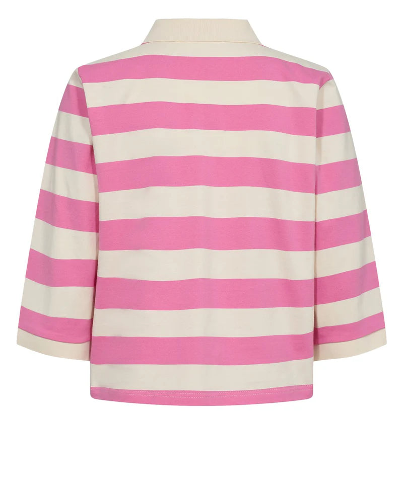 Nümph Bluse - NuVindy Polo Bluse i Pink Carnation