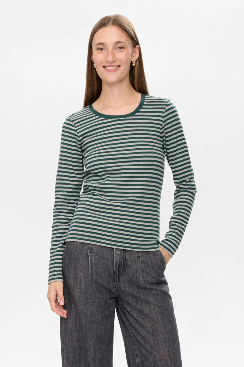 Nümph Bluse - NuMelany LS Bluse i Rain Forest