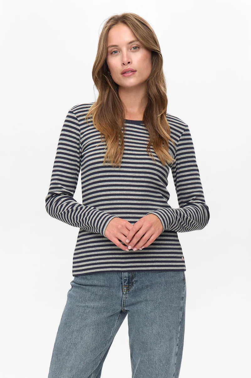 Nümph Bluse - NuMelany LS Bluse i Dark Sapphire