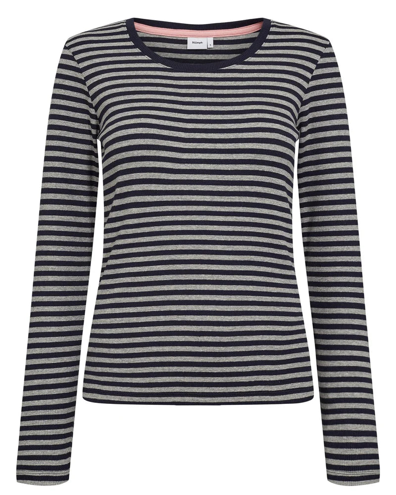 Nümph Bluse - NuMelany LS Bluse i Dark Sapphire