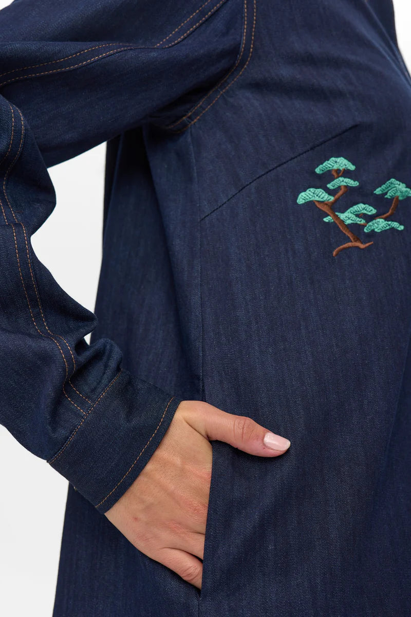 Nümph Kjole - NuChiku Kjole i Dark Blue Denim