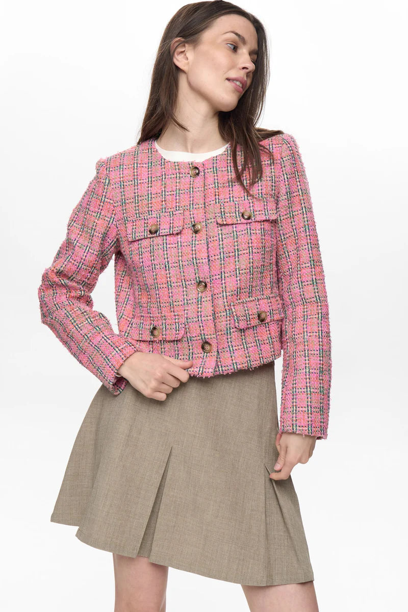 Nümph Blazer - NuLindsey Jakke i Fuchsia Pink