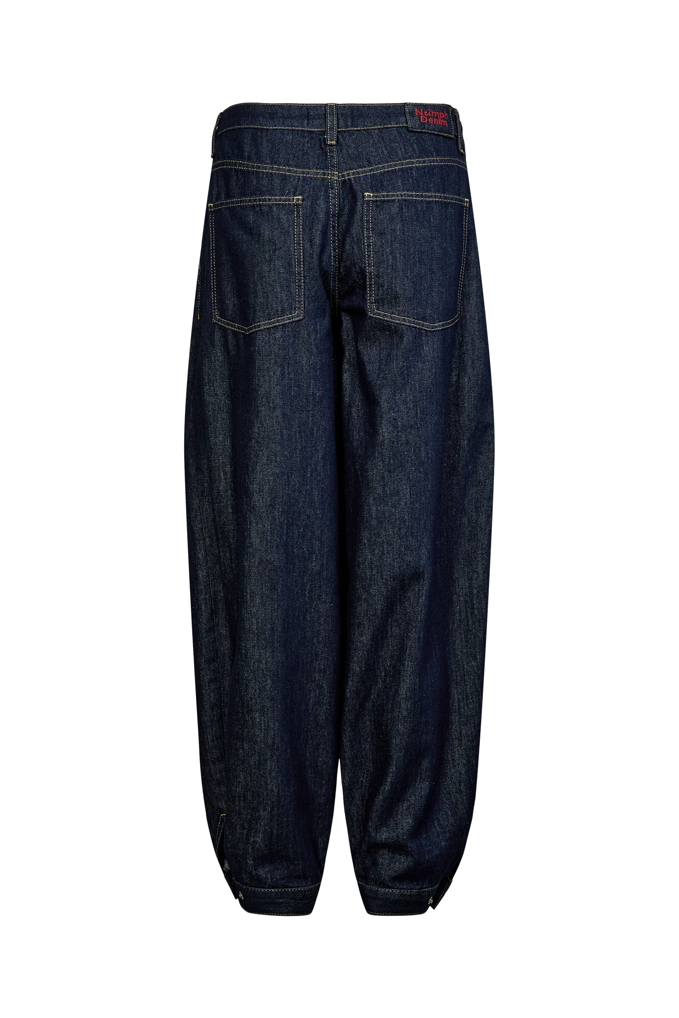 Nümph Jeans - NuVenna MR Ballon Jeans i Dark Blue Denim