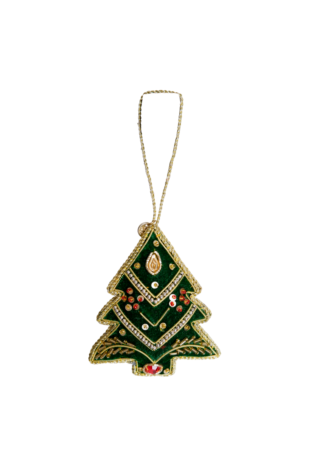 Black Colour - BcVelvet Tree Christmas Ornament i Grøn