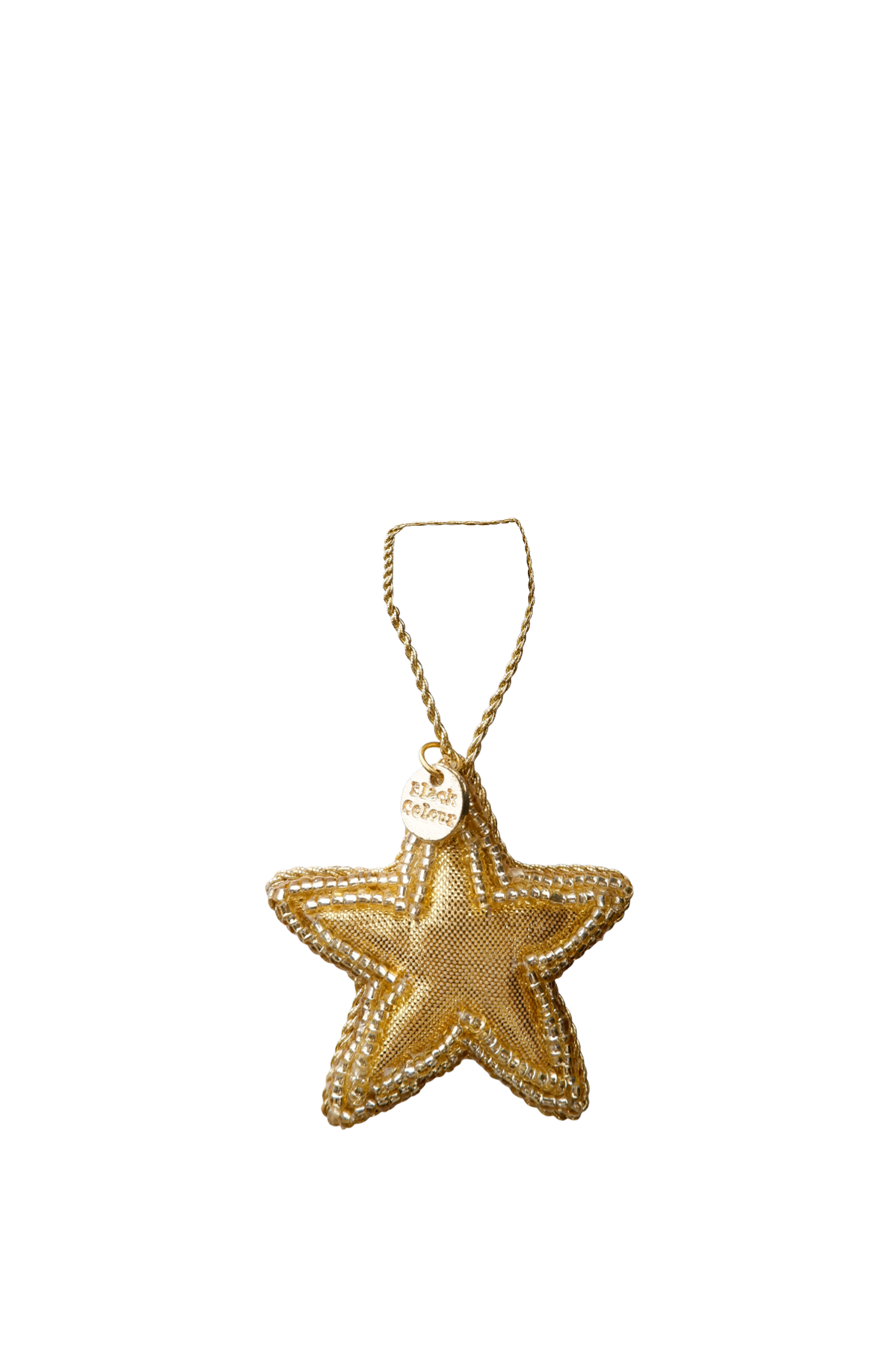 Black Colour Julepynt - BcMini Star Christmas Ornament i Guld