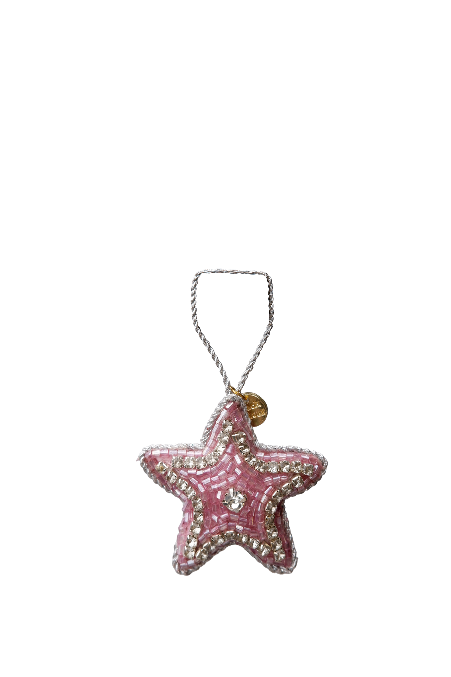 Black Colour Julepynt - BcMini Star Christmas Ornament i Pink