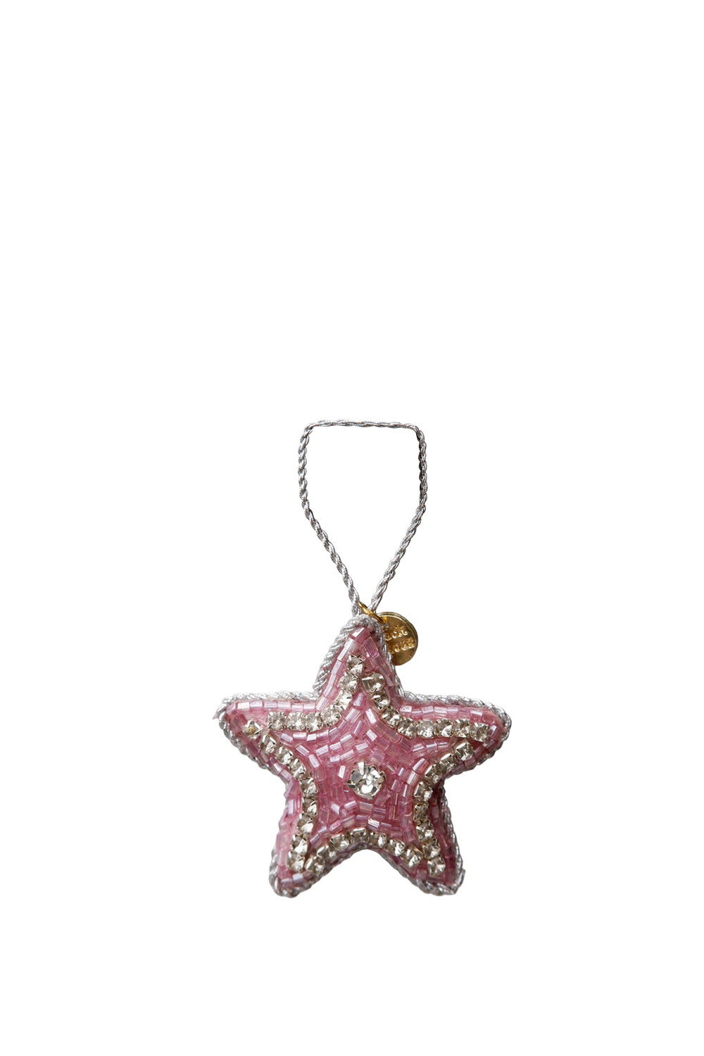 Black Colour Julepynt - BcMini Star Christmas Ornament i Pink