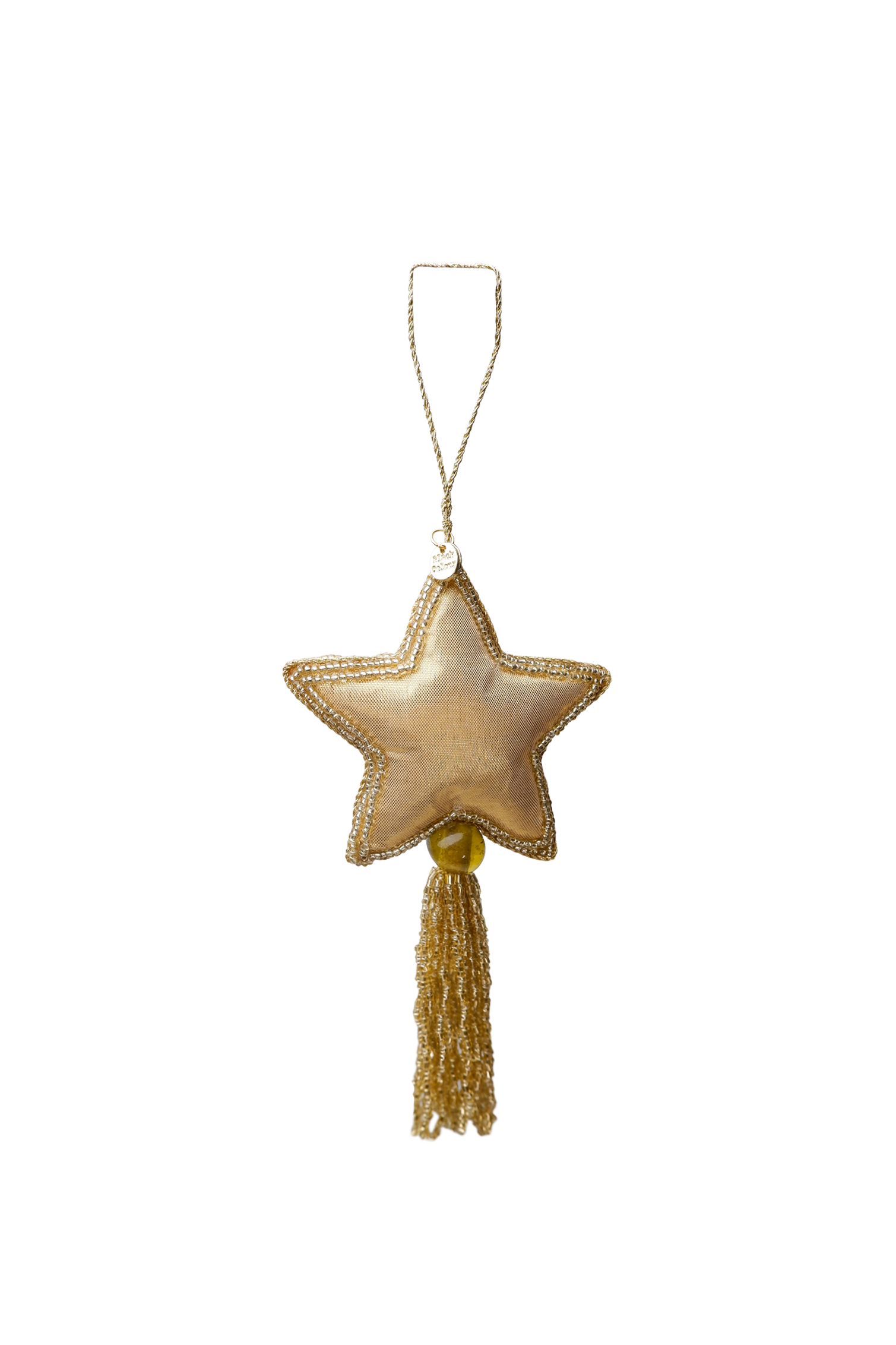 Black Colour Julepynt - BcTassel Star Christmas Ornament Guld