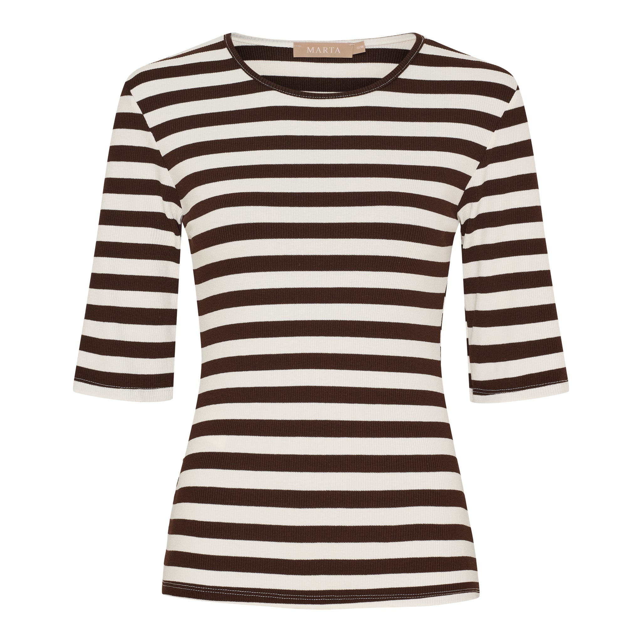 MARTA du château Bluse - MdcNena Bluse i Marone Brun Strib