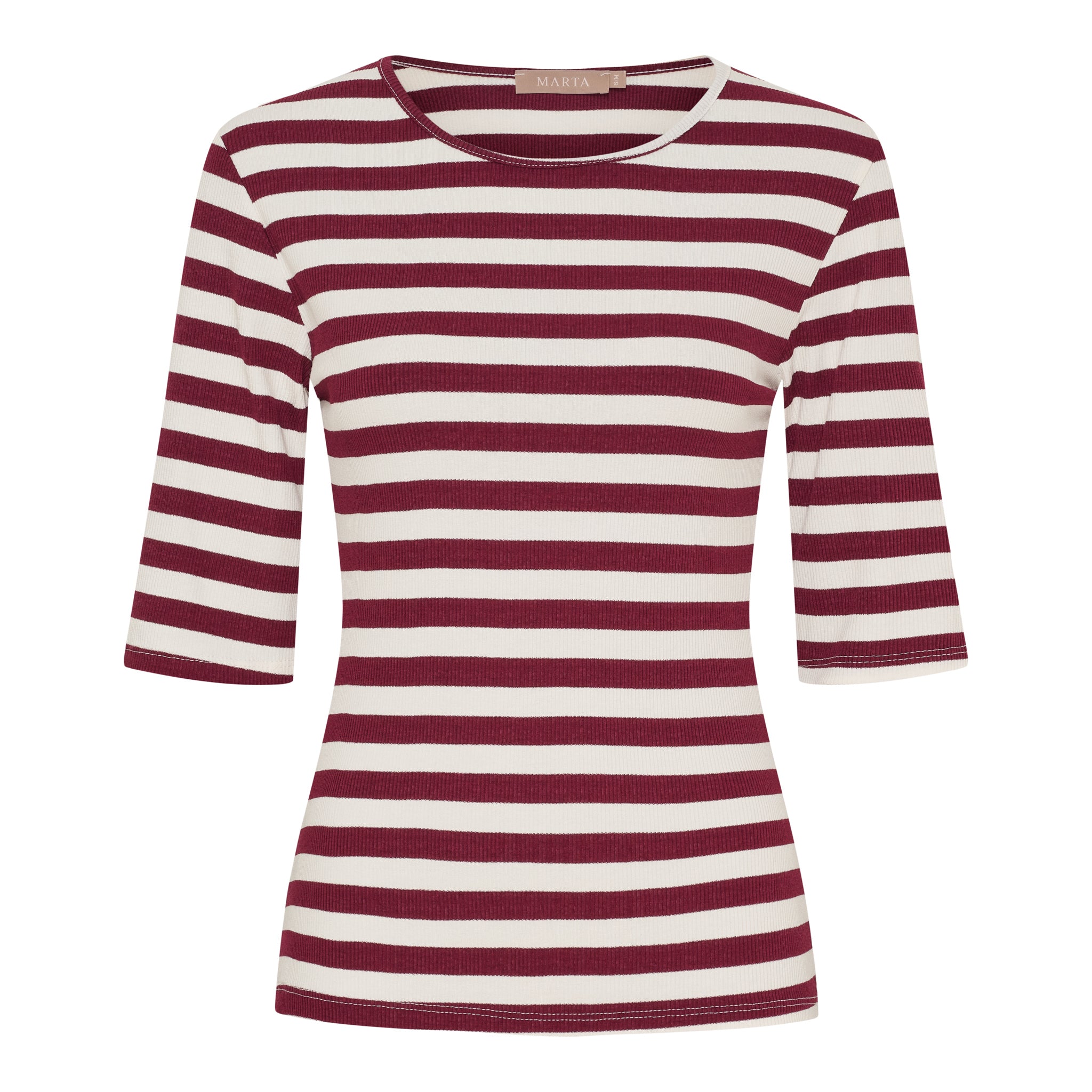 MARTA du château Bluse - MdcNena Bluse i Vino Bordeaux Strib