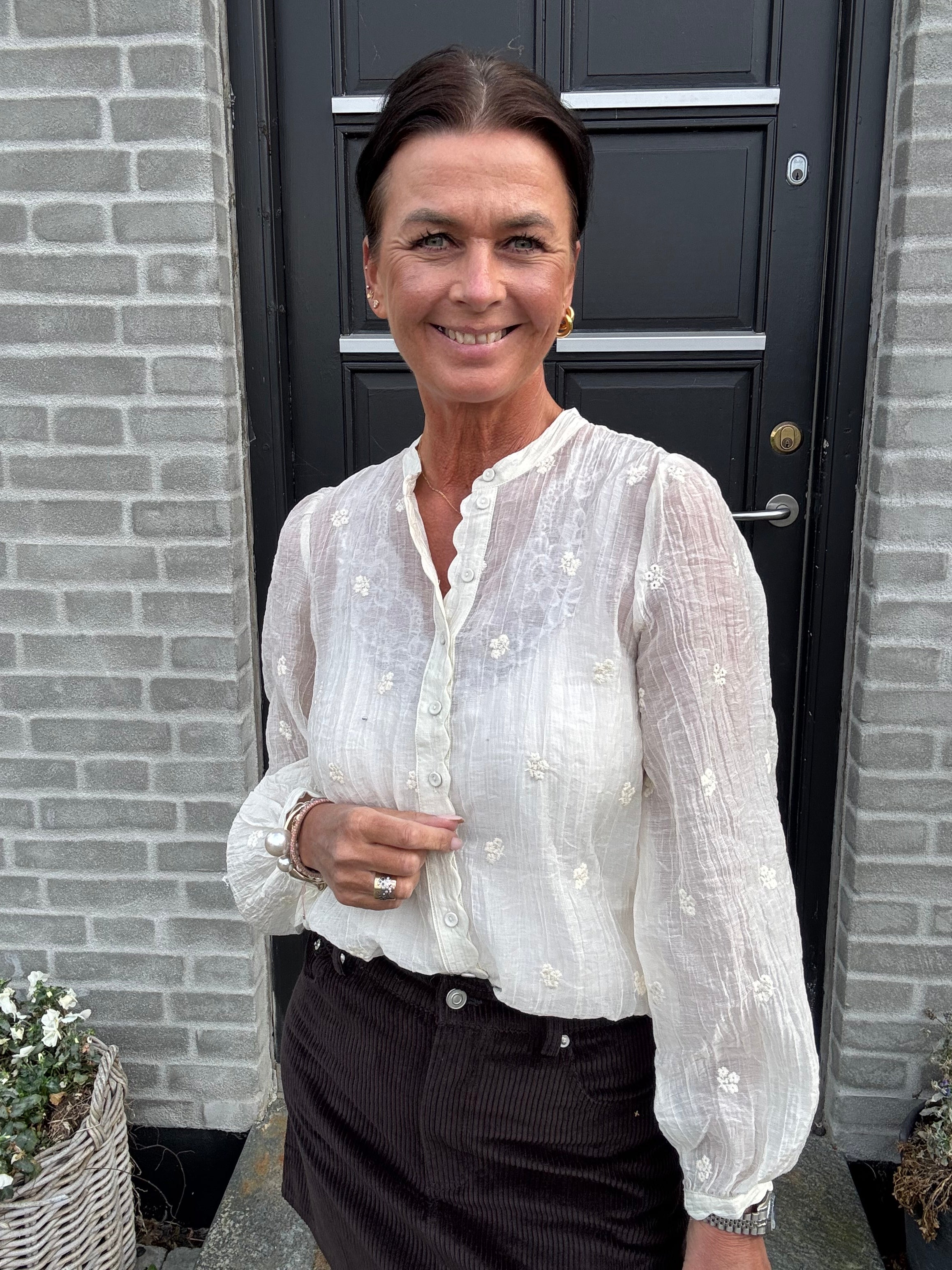 Gossia Bluse - SafieGO Bluse i Creme