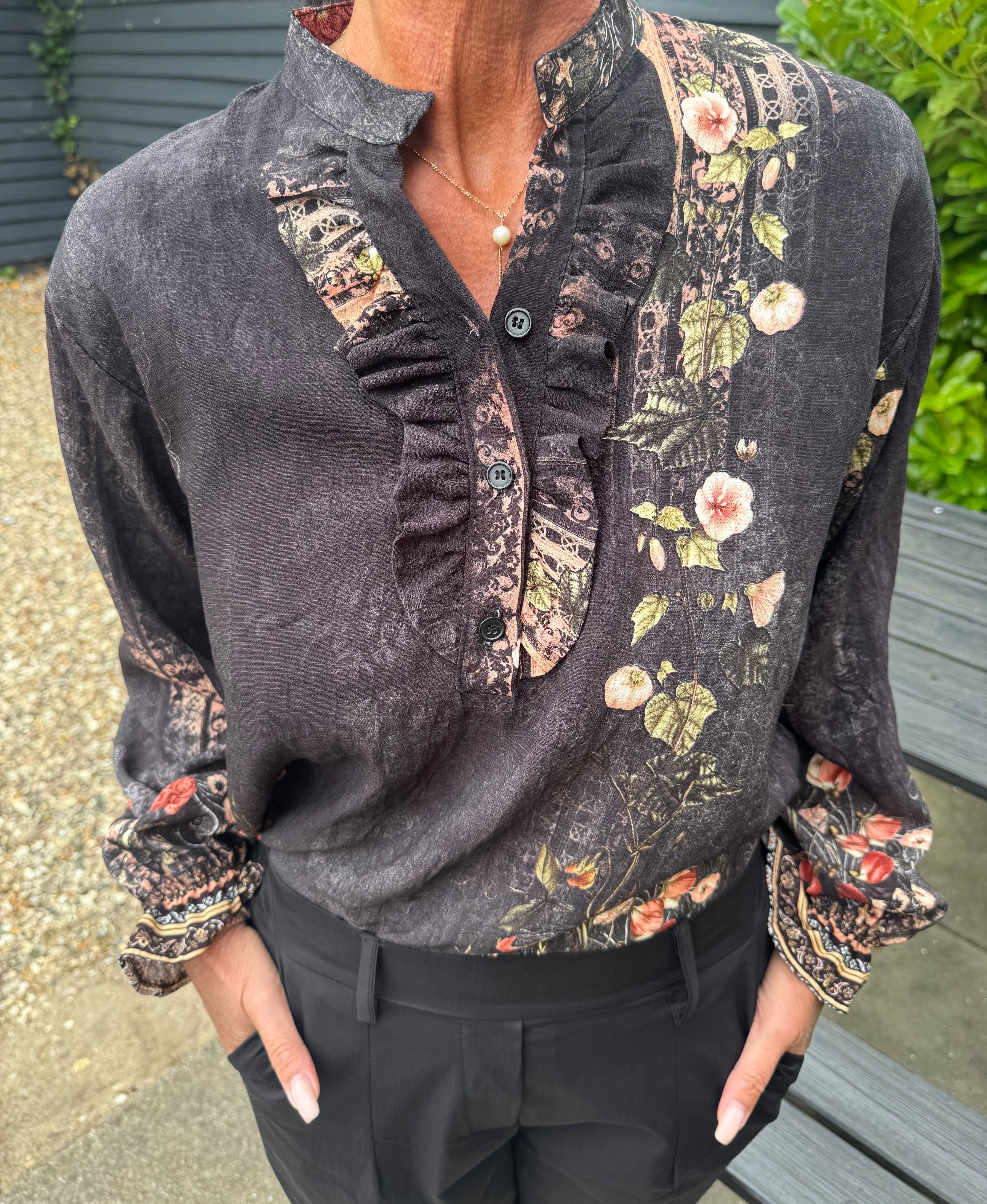 MARTA du château Bluse - MdcJoceline Bluse i Nero