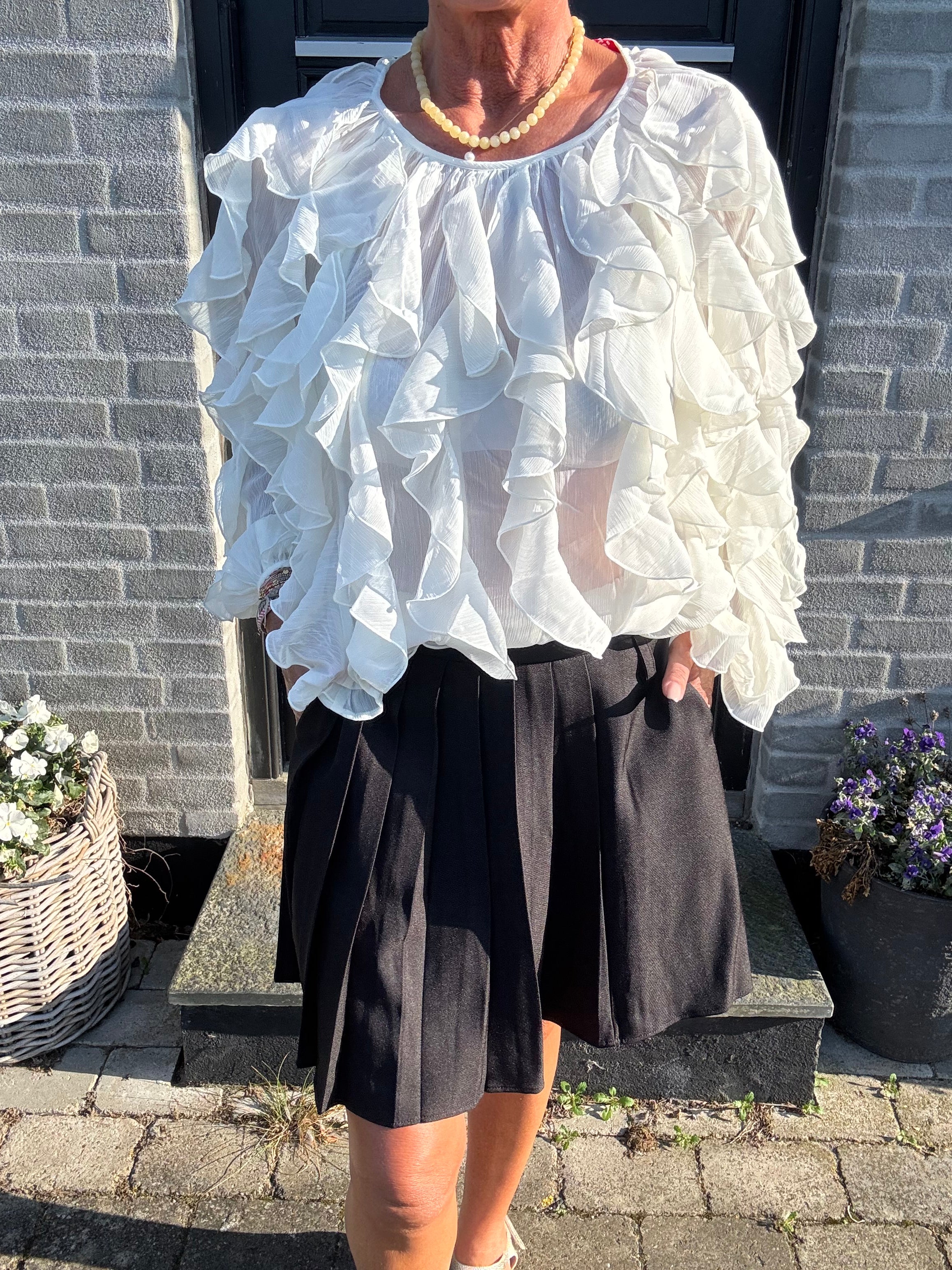 CRÁS Bluse - RyaCras Bluse i Ivory