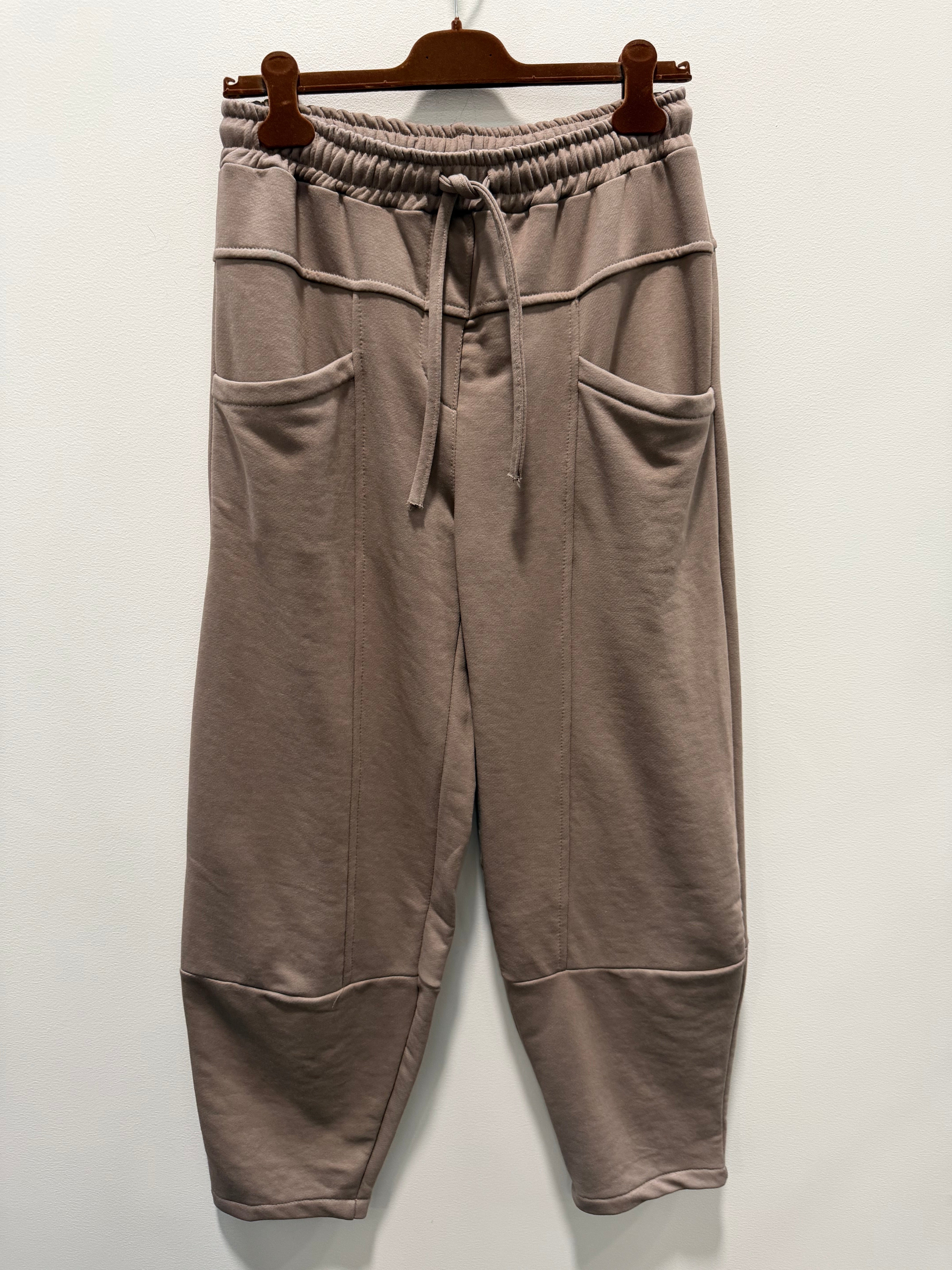 MARTA du château Bukser - 7975 MdcRayna Sweat Bukser Fango Melange