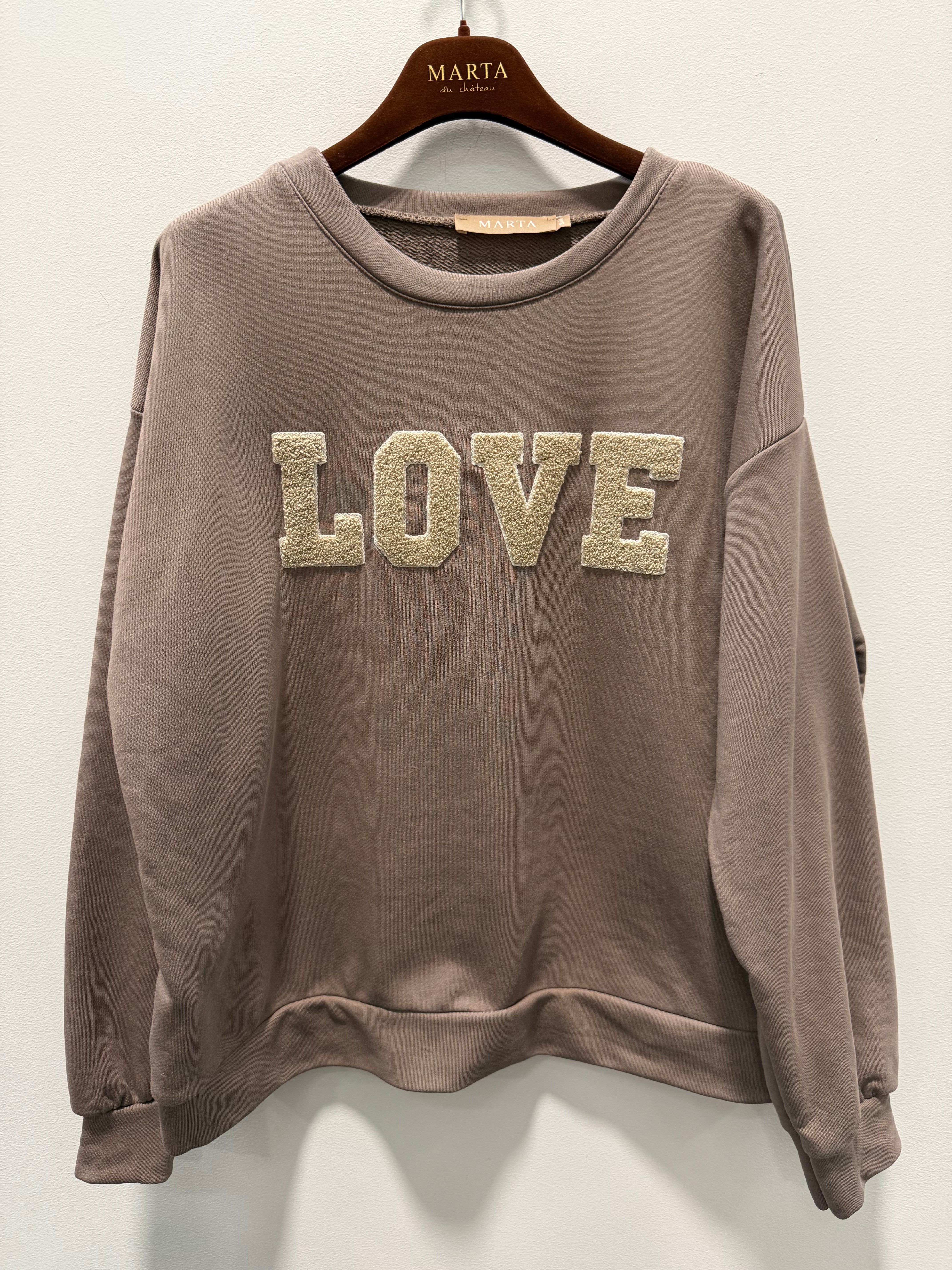 MARTA du château Sweat - 7976 MdcJessa Sweat Bluse i Fango Melange