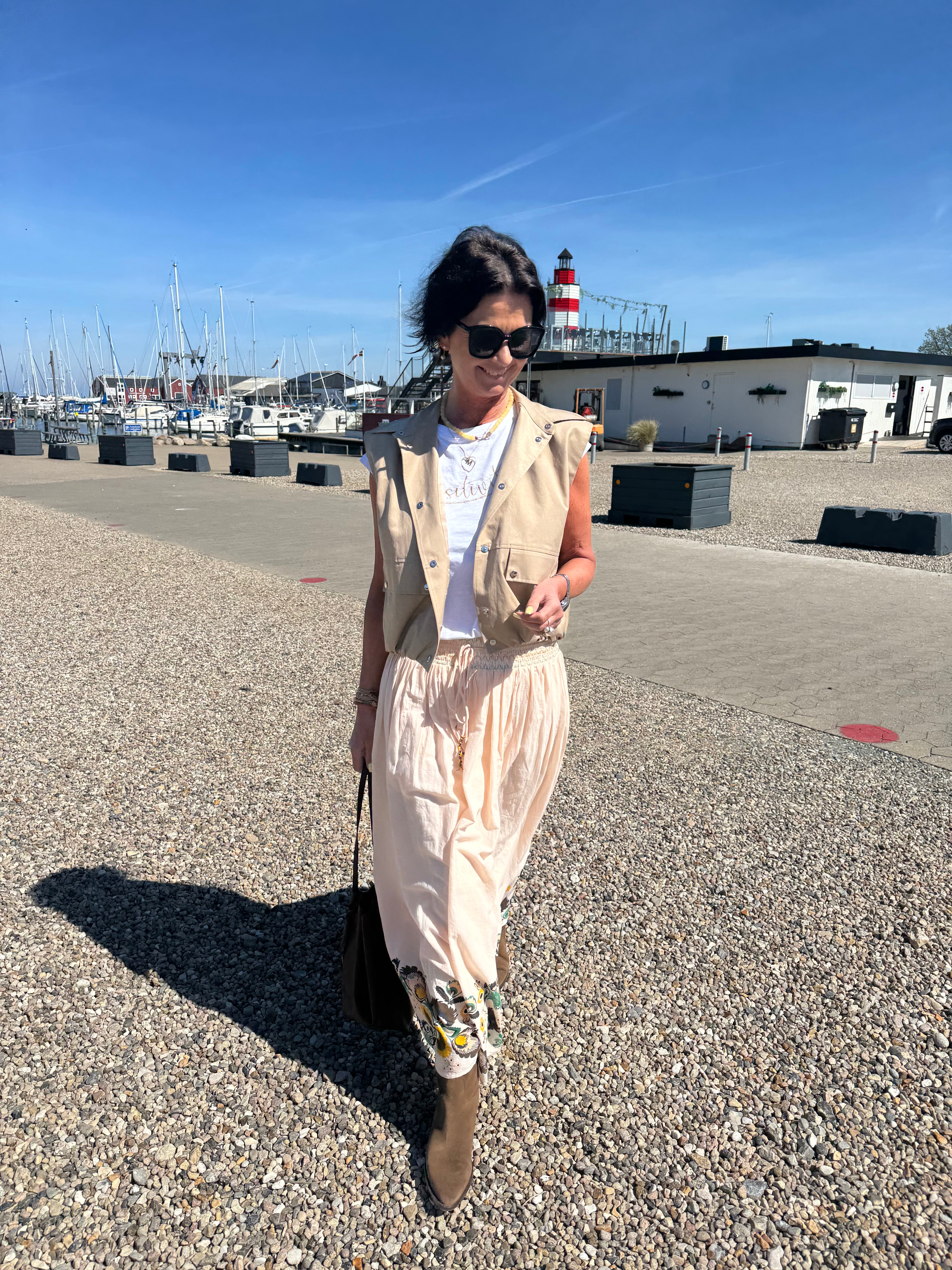 Lollys Laundry Nederdel - CassieLL Maxi Nederdel i Dusty Rose