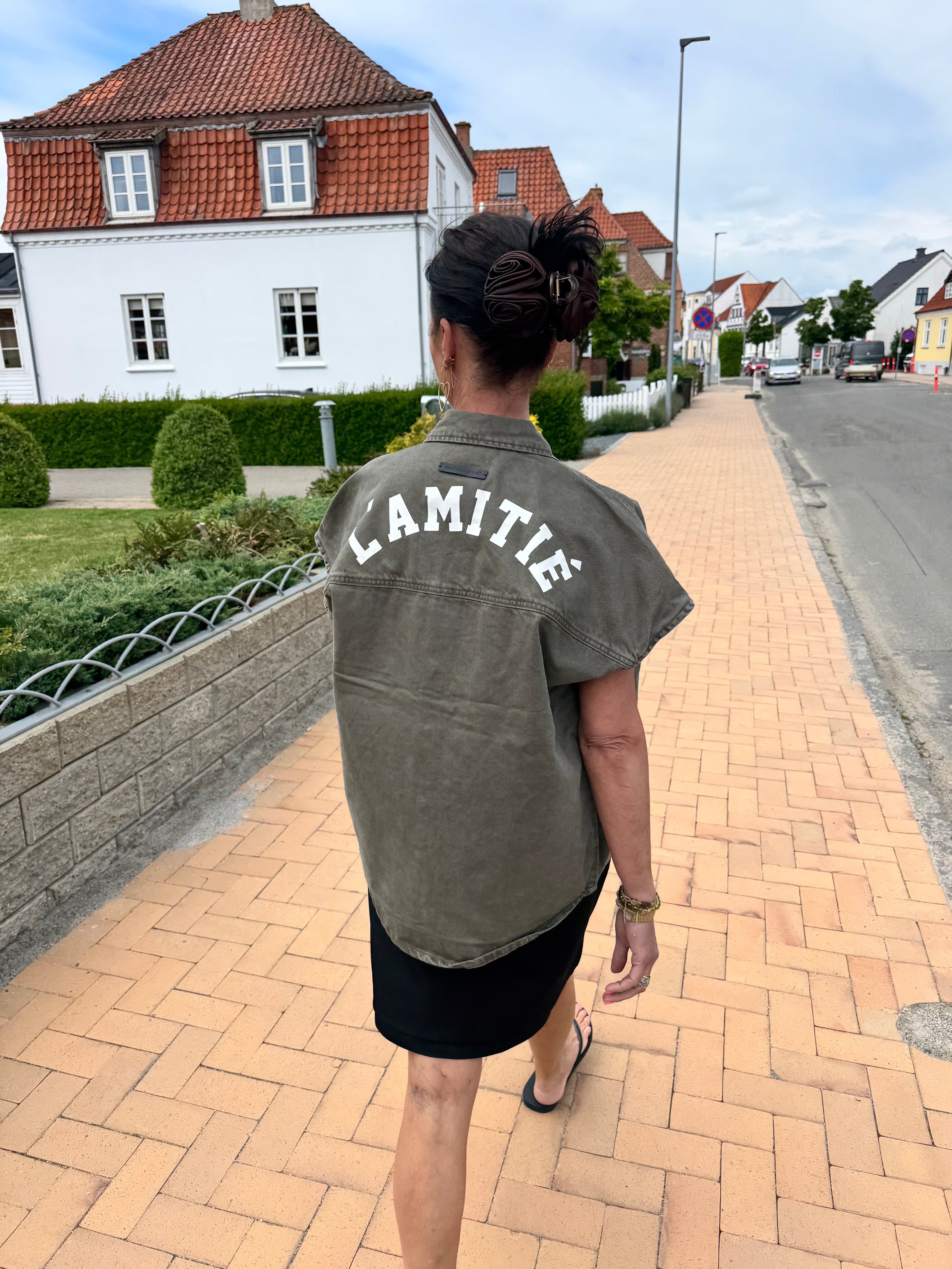 Haute L´amitié Skjorte - Enigma NS Logo Skjorte i Mud