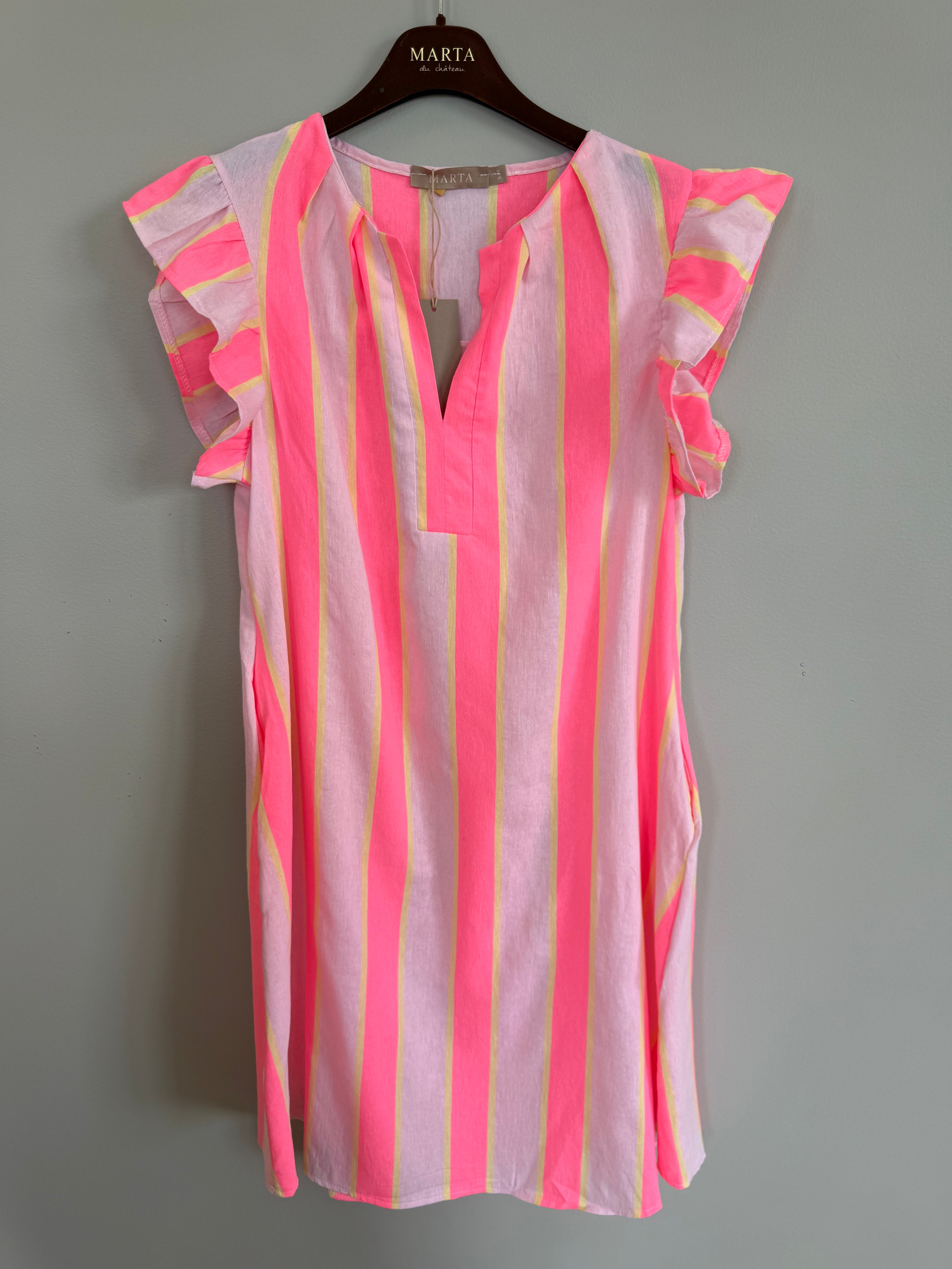 MARTA du château Kjole -  8336 MdcHalo Kjole i Pink6