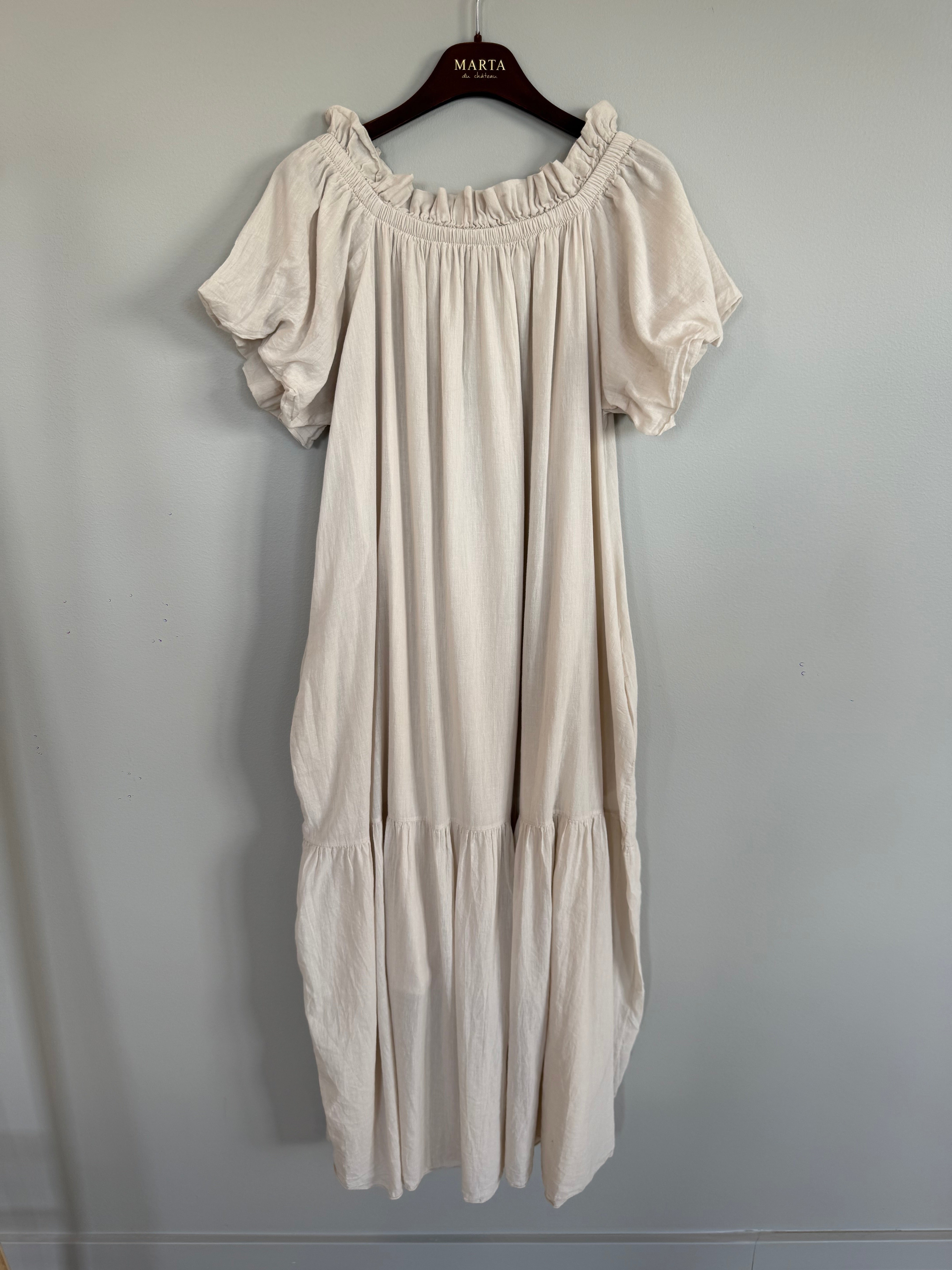 MARTA du château Kjole -  8367 MdcZenith Kjole i Beige