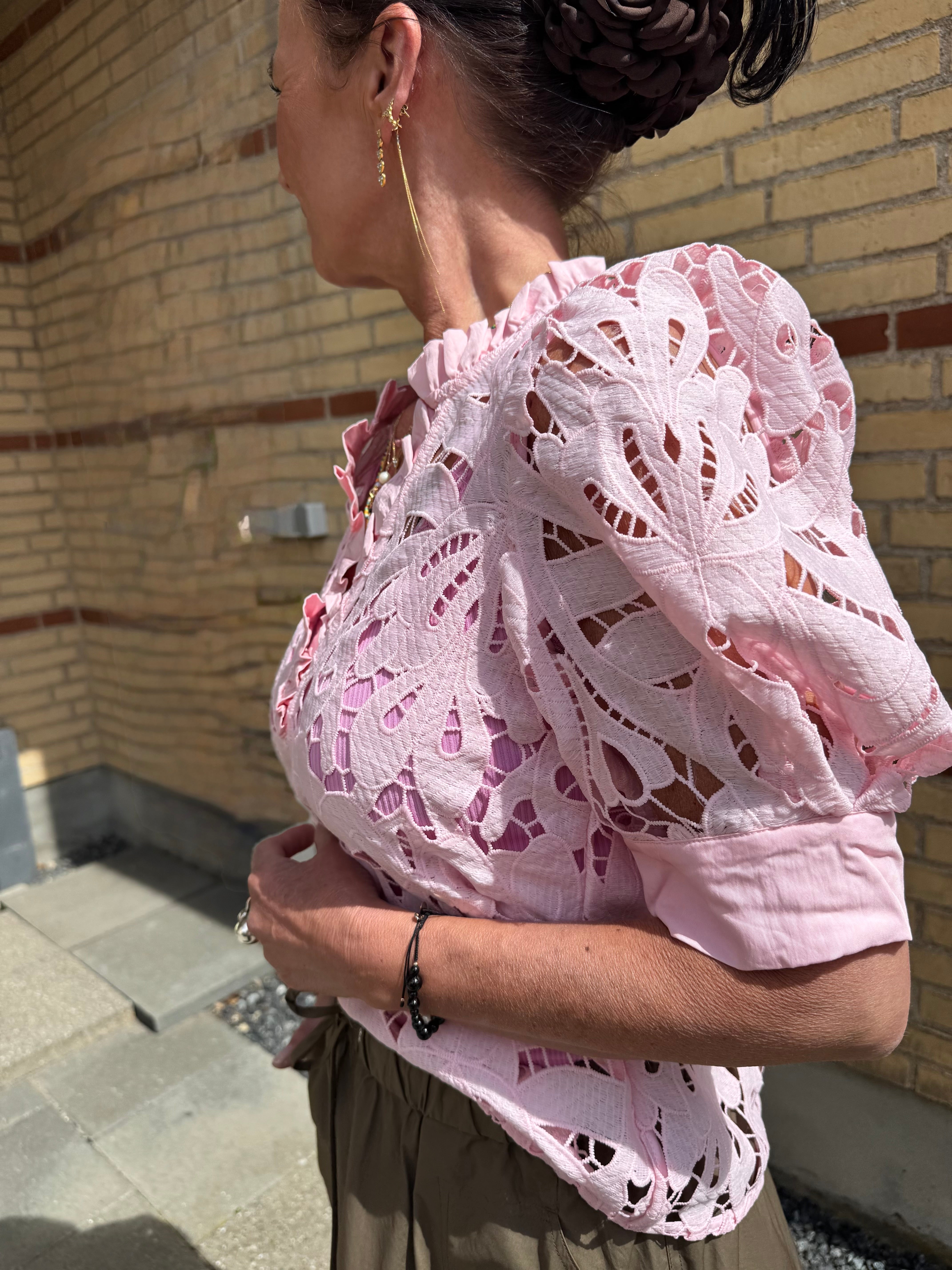 Gossia Bluse - ZeniaGO Bluse i Light Pink