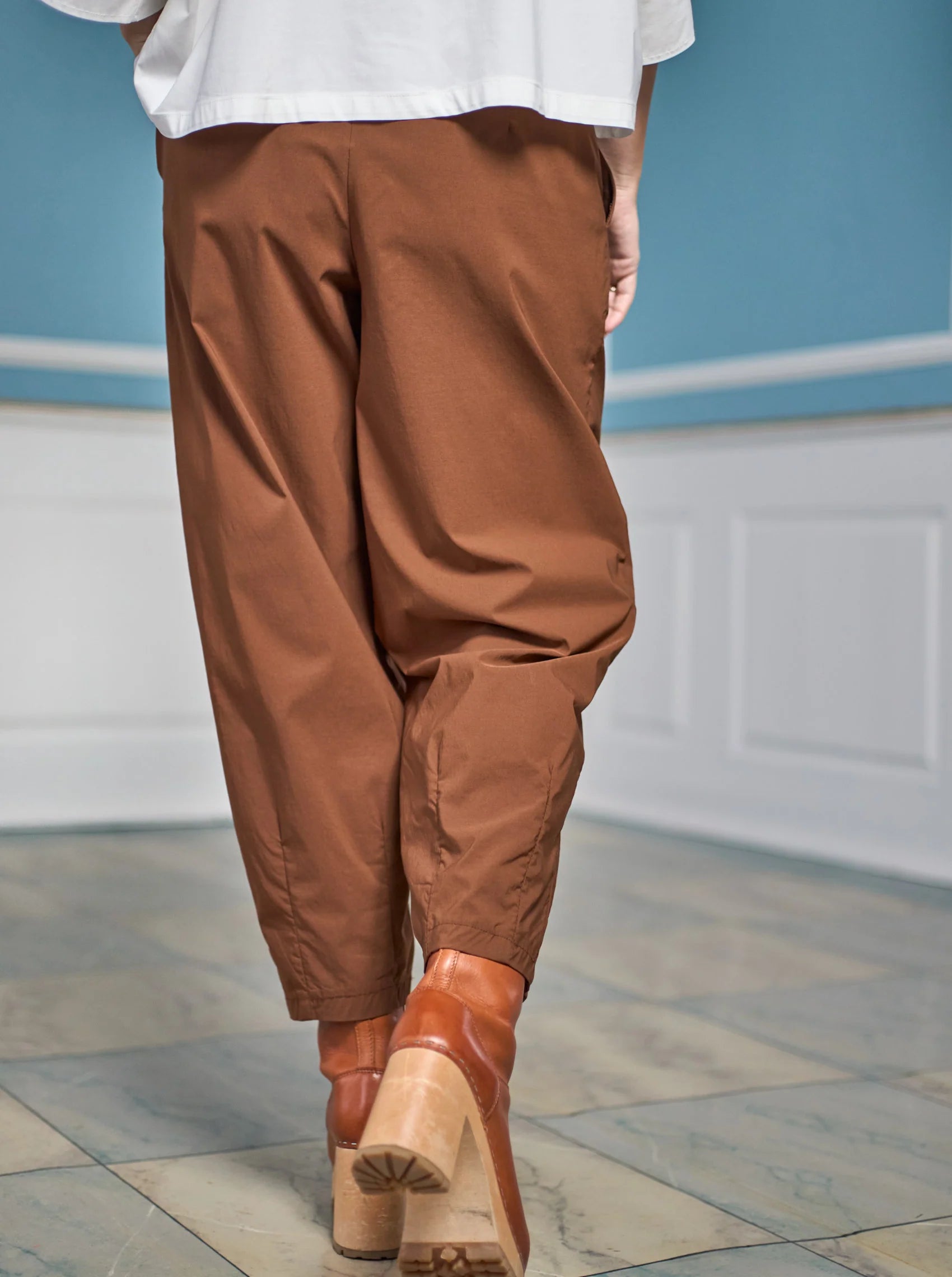 Black Colour Bukser - BcDavina Barrel Bukser i Hazelnut Brown