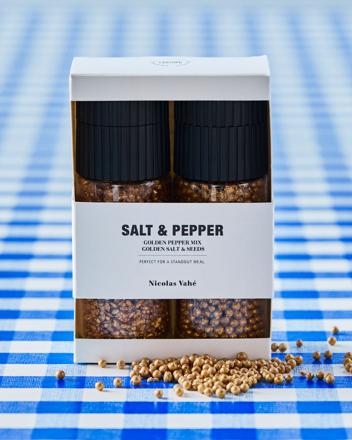 Nicolas Vahé Gaveæske - Gaveæske Salt & Peber Med Guld