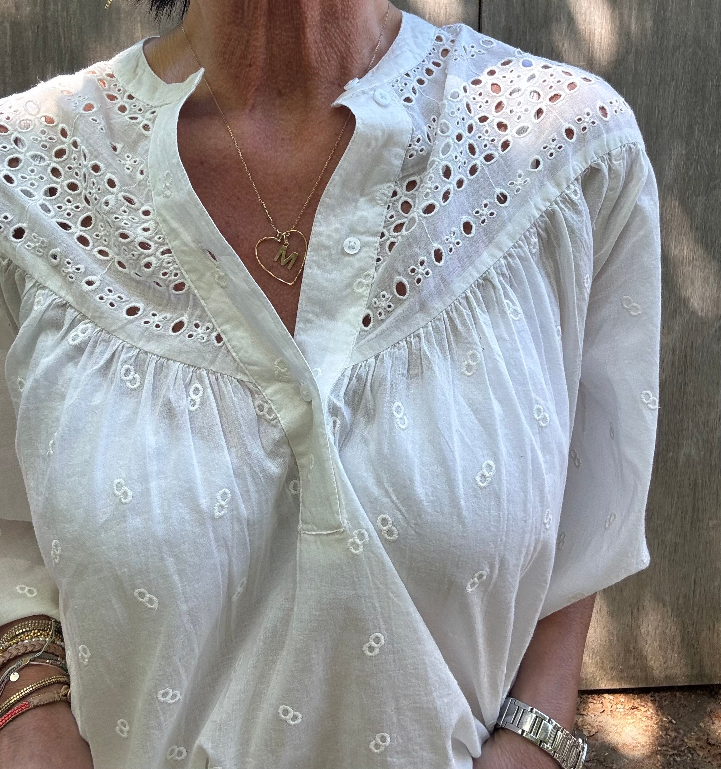 Second Female Bluse - Ericae Bluse i White Alyssum
