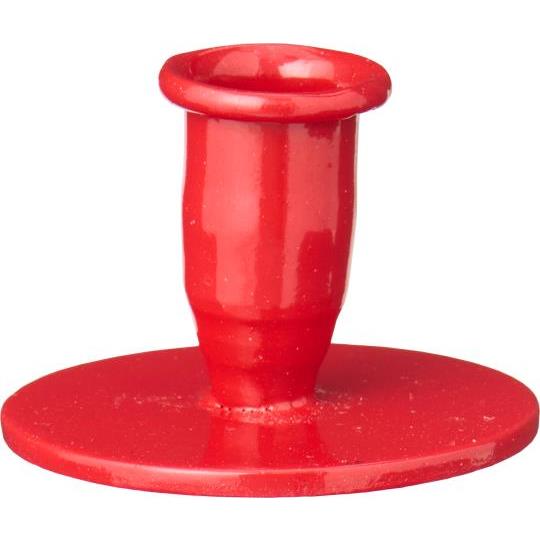 IB Laursen Lysestage - 90231-33 Lysestage Rød 1,3cm Lys