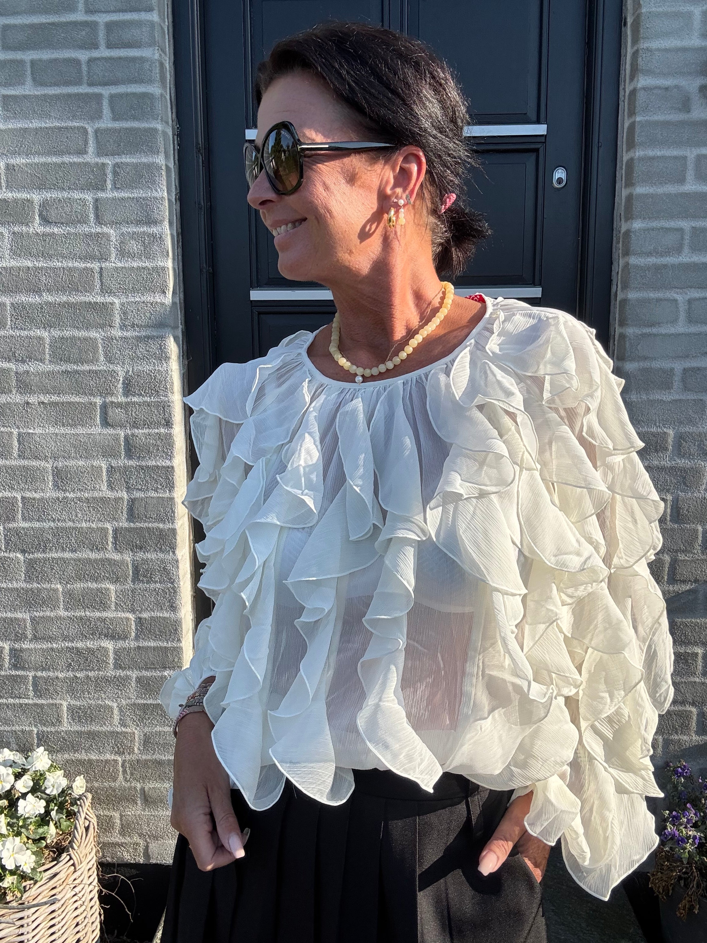 CRÁS Bluse - RyaCras Bluse i Ivory