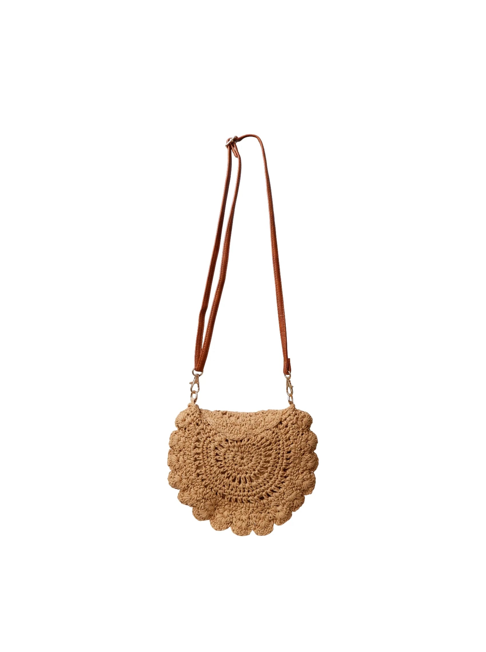 Black Colour Taske - BcCrochet Mini Taske i Nature