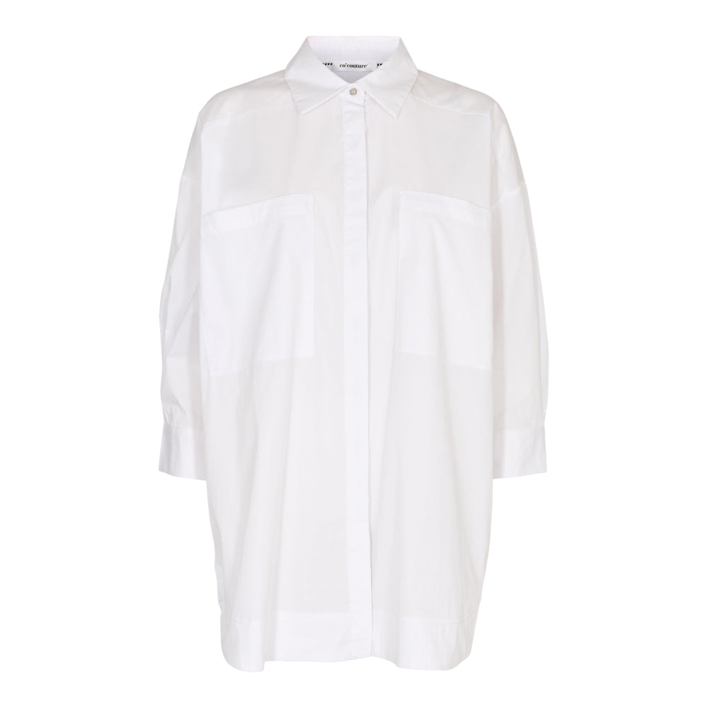 Co´Couture - Cotton Crisp Skjorte i Hvid