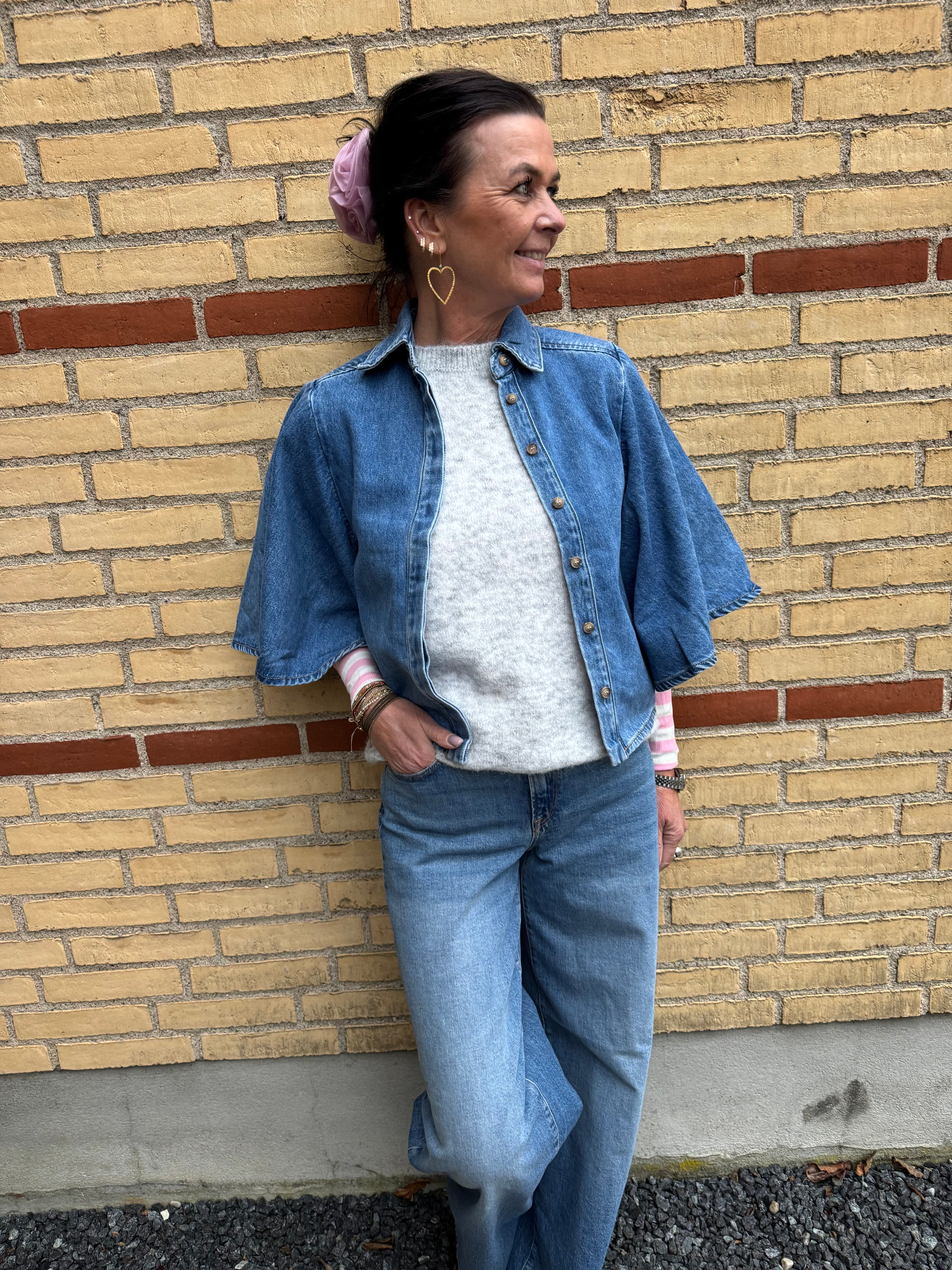 Marta Jakke - MDC237 MdcMarika Denim Jakke i Blue Denim