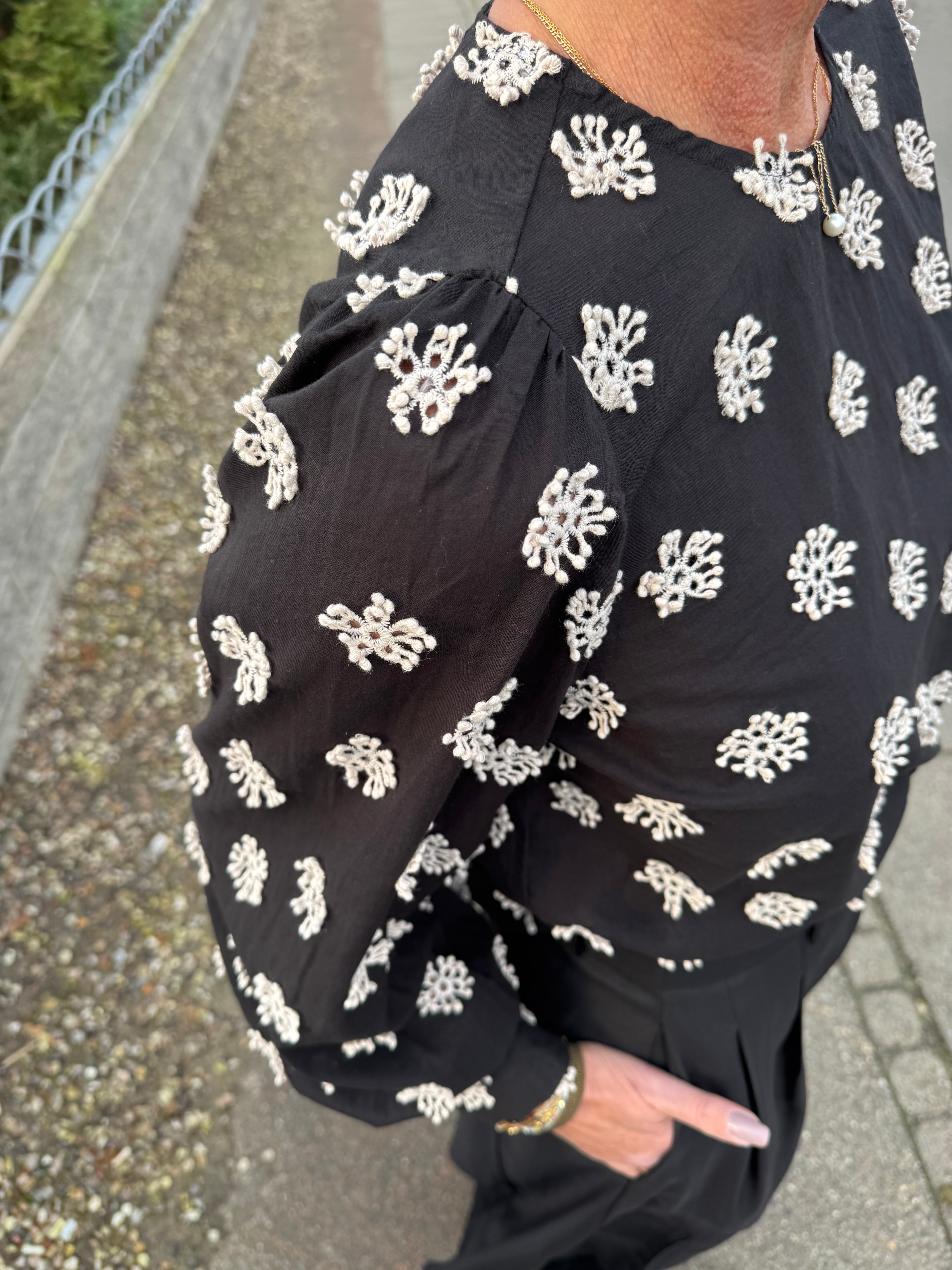 Co´Couture Bluse - MallyCC Bluse i Sort