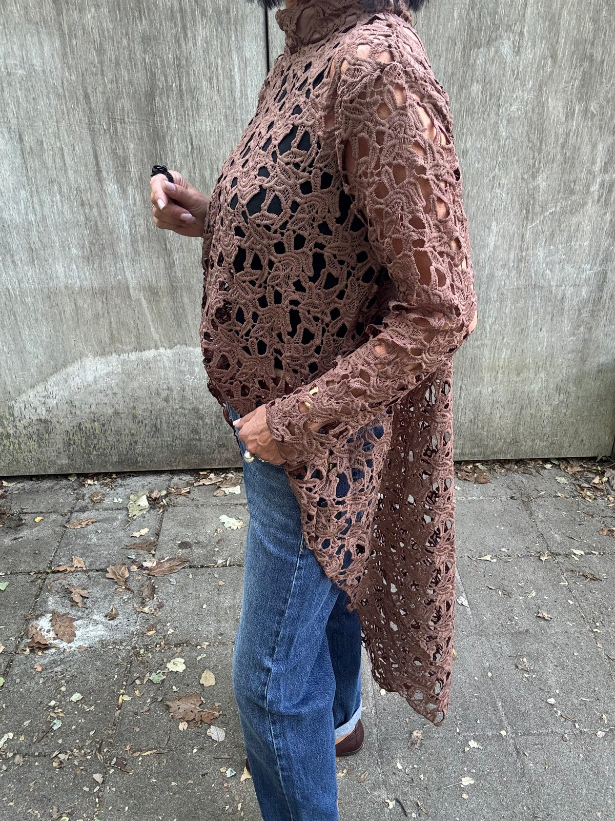 Tim & Simonsen Tunika - Fresa Lace Tunic i Brun