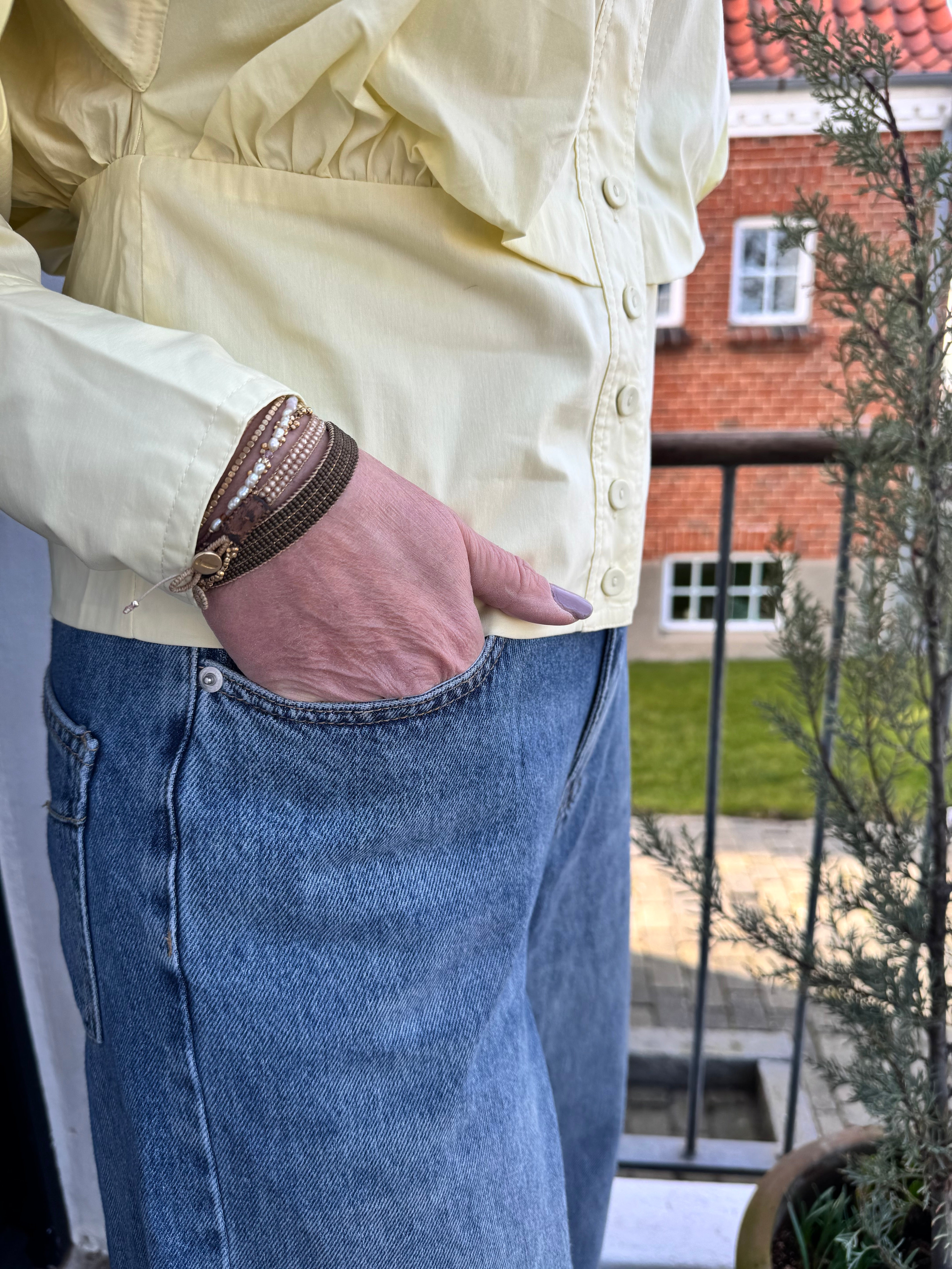 Gossia Skjorte -CharlotteGO Skjorte i Soft Lemon