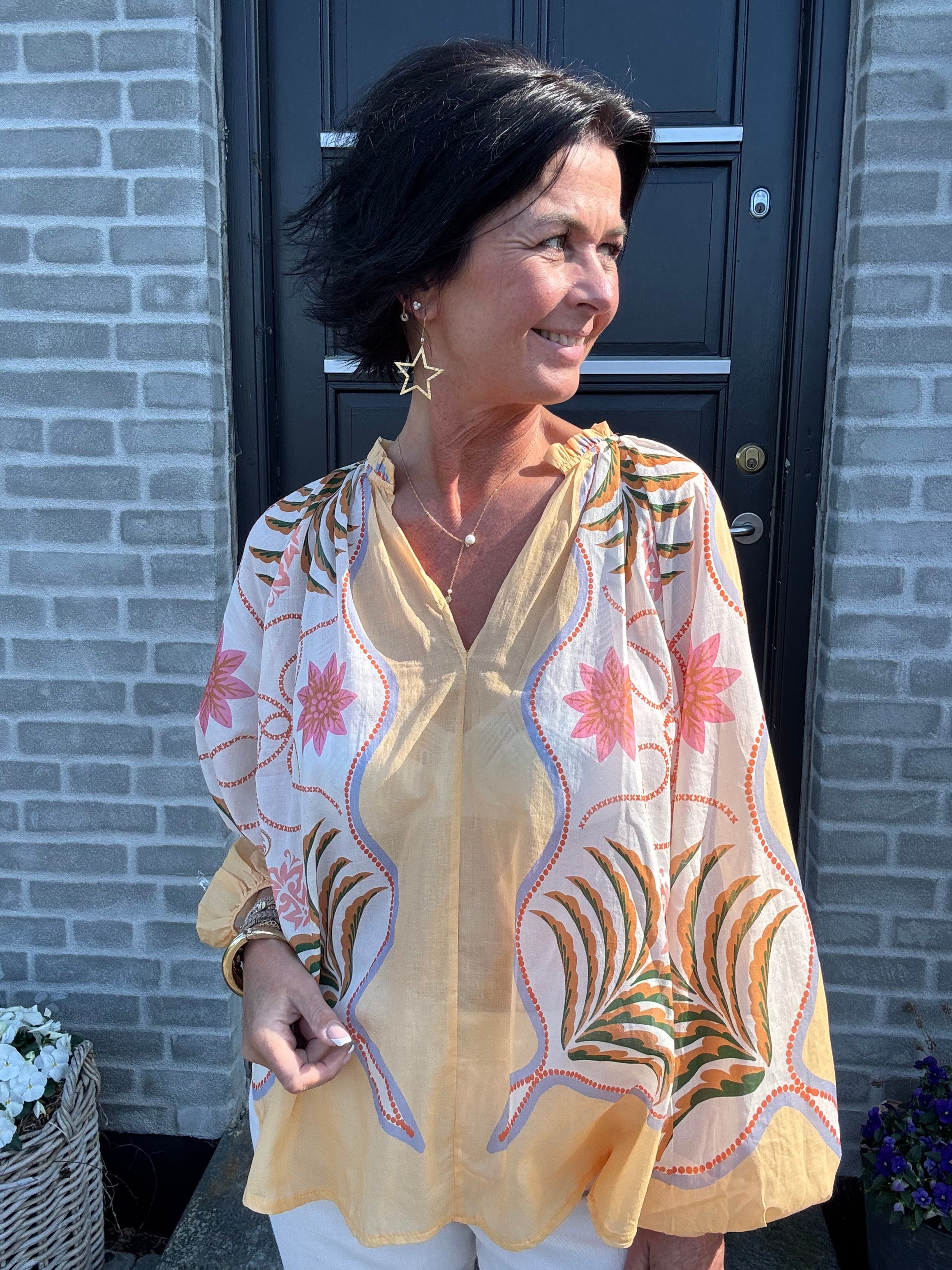 Black Colour Bluse - BcMagnolia Bluse i Butter Yellow