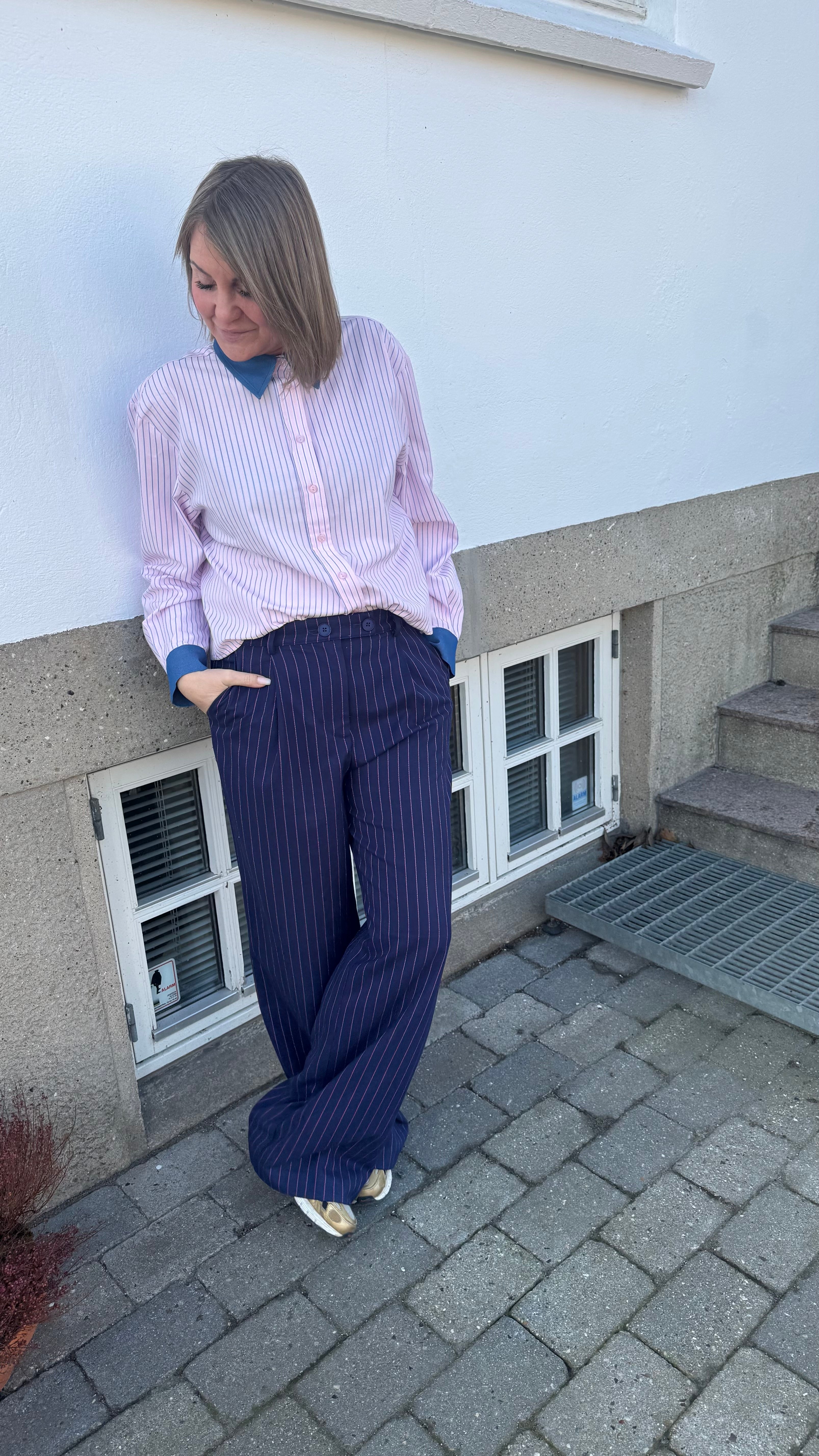 Co´Couture Skjorte - KarinaCC Stribet Mix Skjorte i Candyfloss