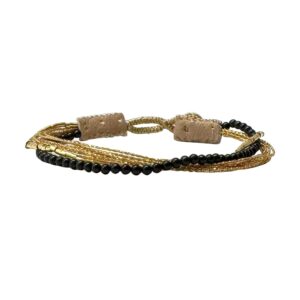 IBU Jewels Armbånd - AC14 Lulu Ash Armbånd i Onyx