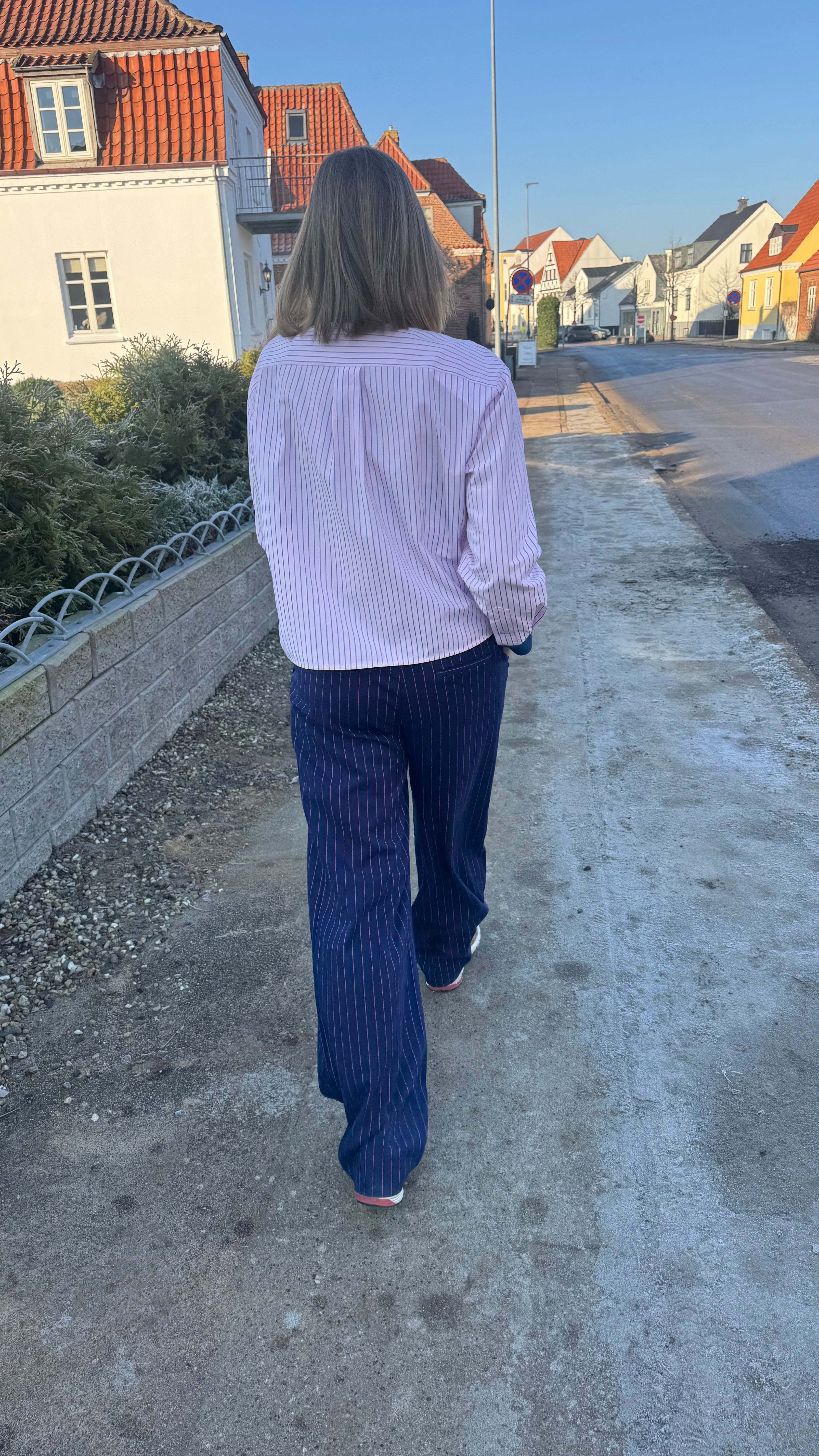 Co´Couture Skjorte - KarinaCC Stribet Mix Skjorte i Candyfloss