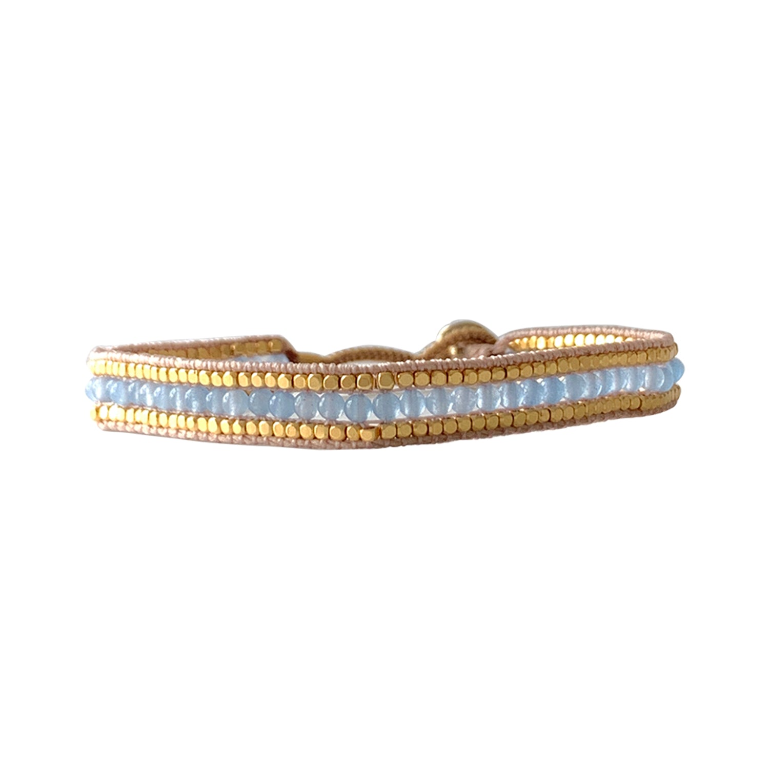 IBU Jewels Armbånd - AM21 Jill Jolie Armbånd i Blue Chalcedony