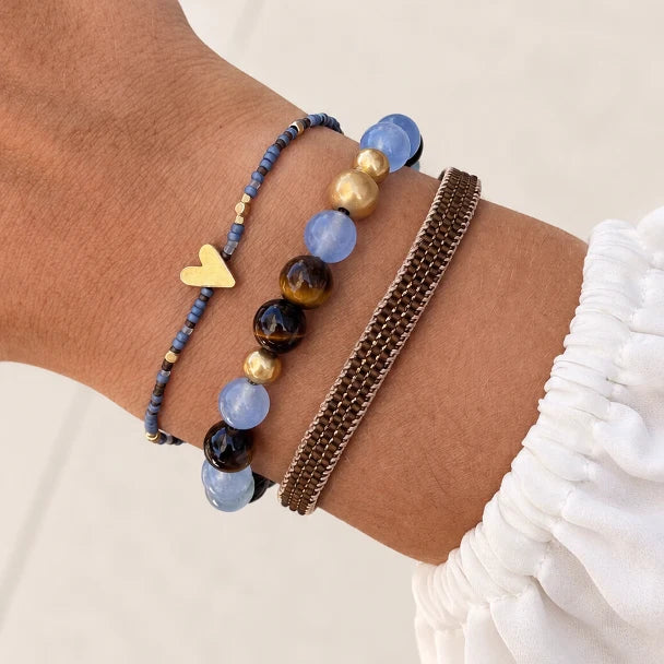 IBU Jewels Armbånd - ID06 Pasha Armbånd i Brun