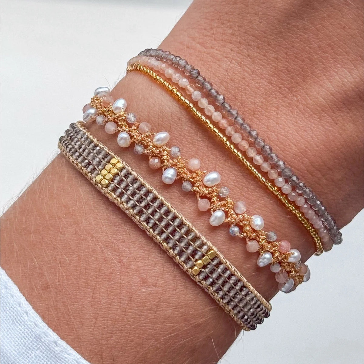 IBU Jewels Armbånd - AG MIX05 Lulu Dua Srmbånd i Mix Soft