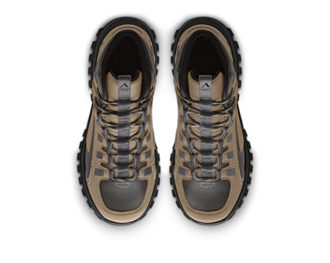 ARKK Copenhagen - Apaze Hightop Skind Sneakers Støvle i Raven Tannin