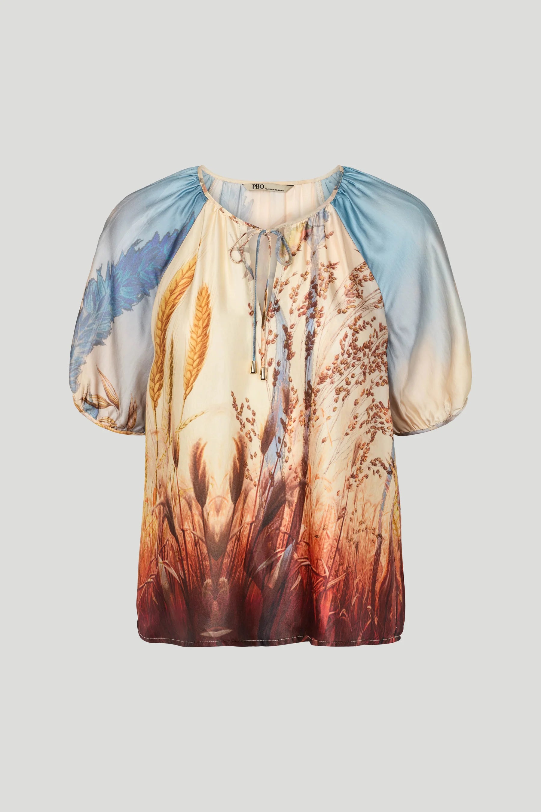 PBO Bluse - Auro Bluse i Nature Print