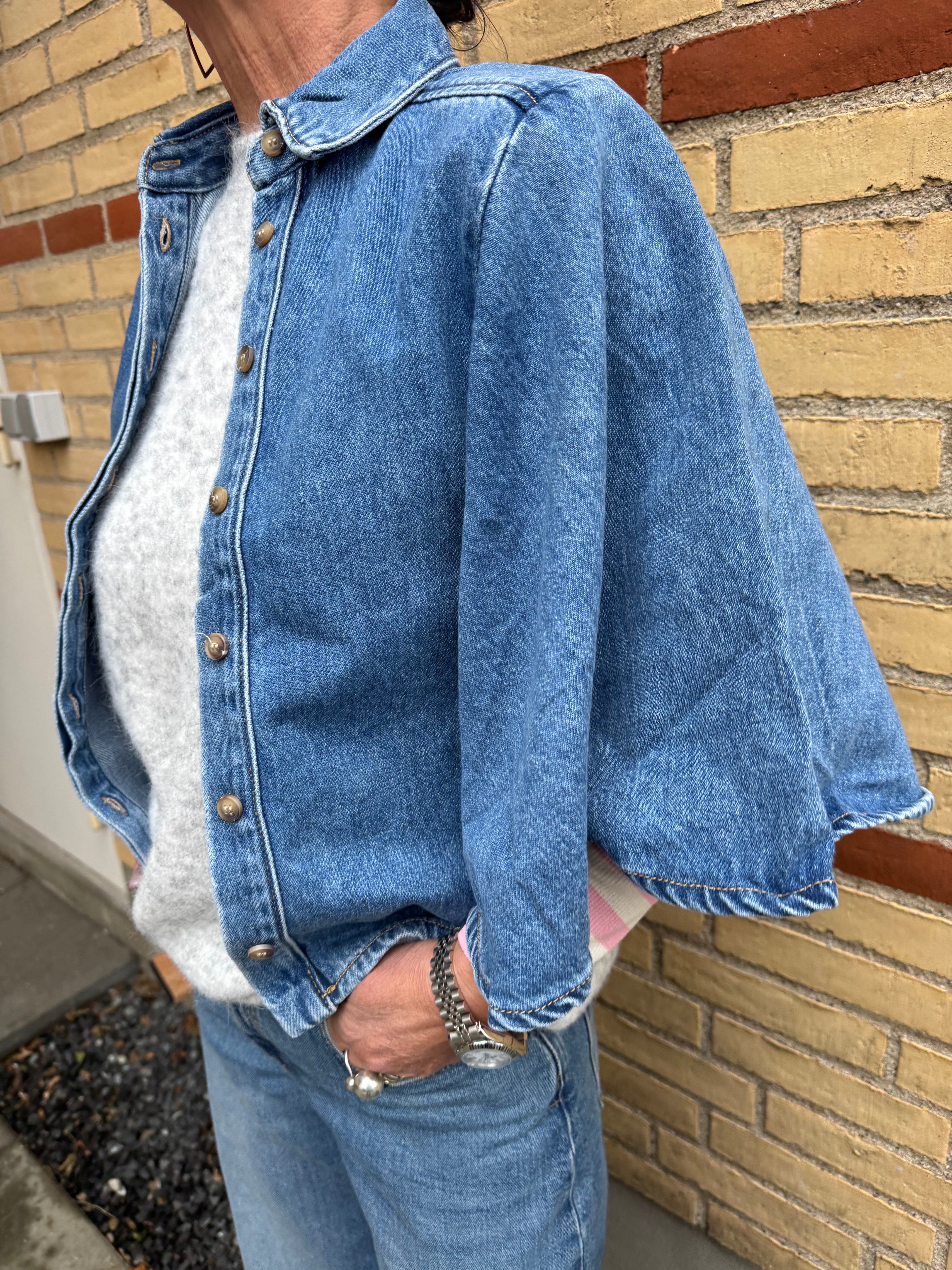 Marta Jakke - MDC237 MdcMarika Denim Jakke i Blue Denim