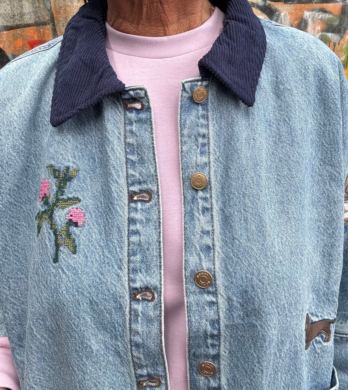 Nümph Jakke - NuDenma Oversize Denim Jakke/skjorte i Medium Blue Denim