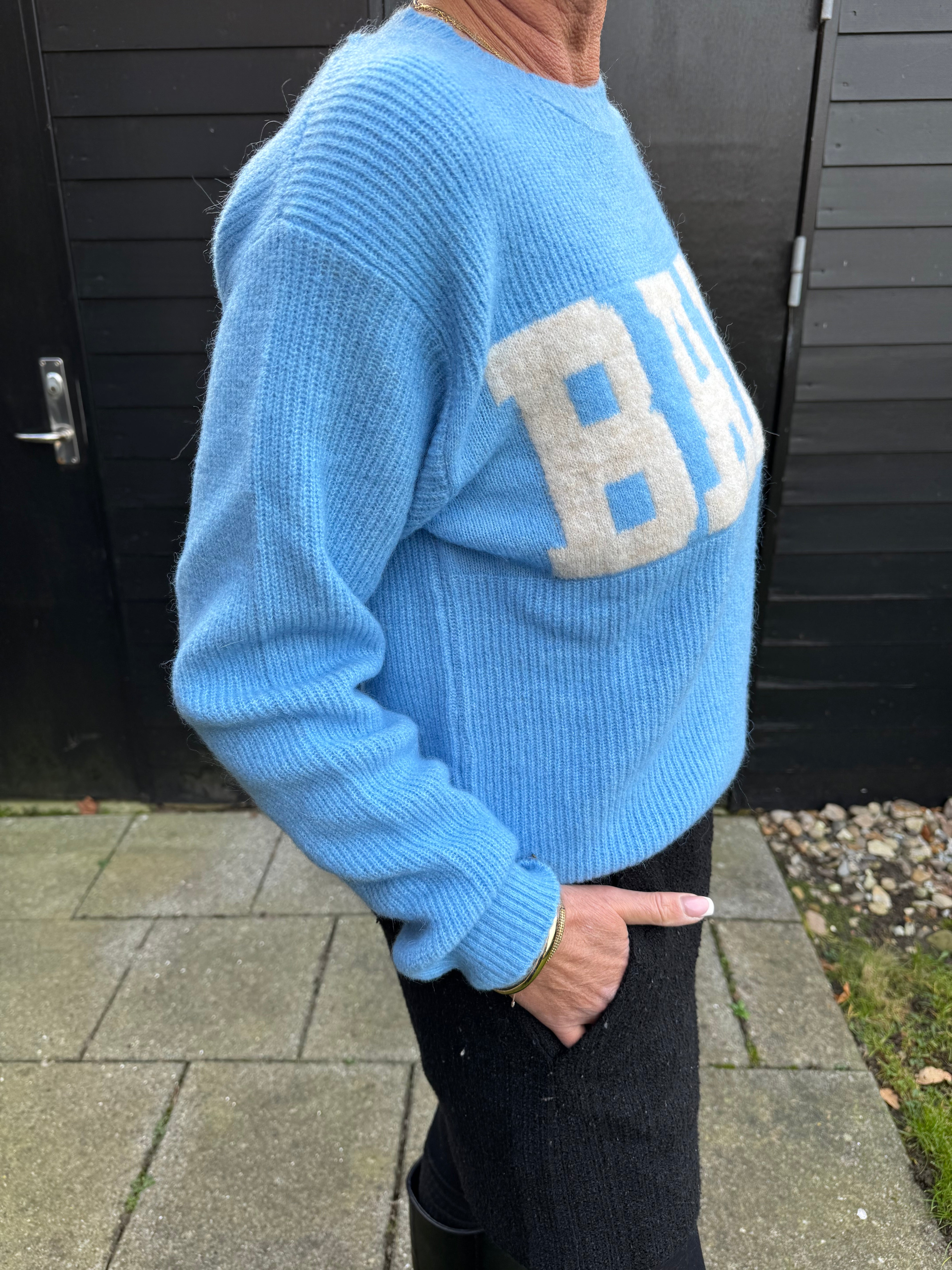 BALL Original Sweat - BaStacy Strik i Powder Blue