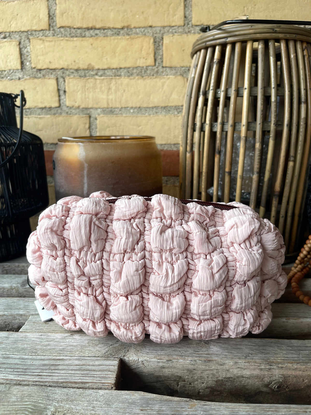 C´est Bon Toilettaske - Quiltet Toilettaske Lille i Pink