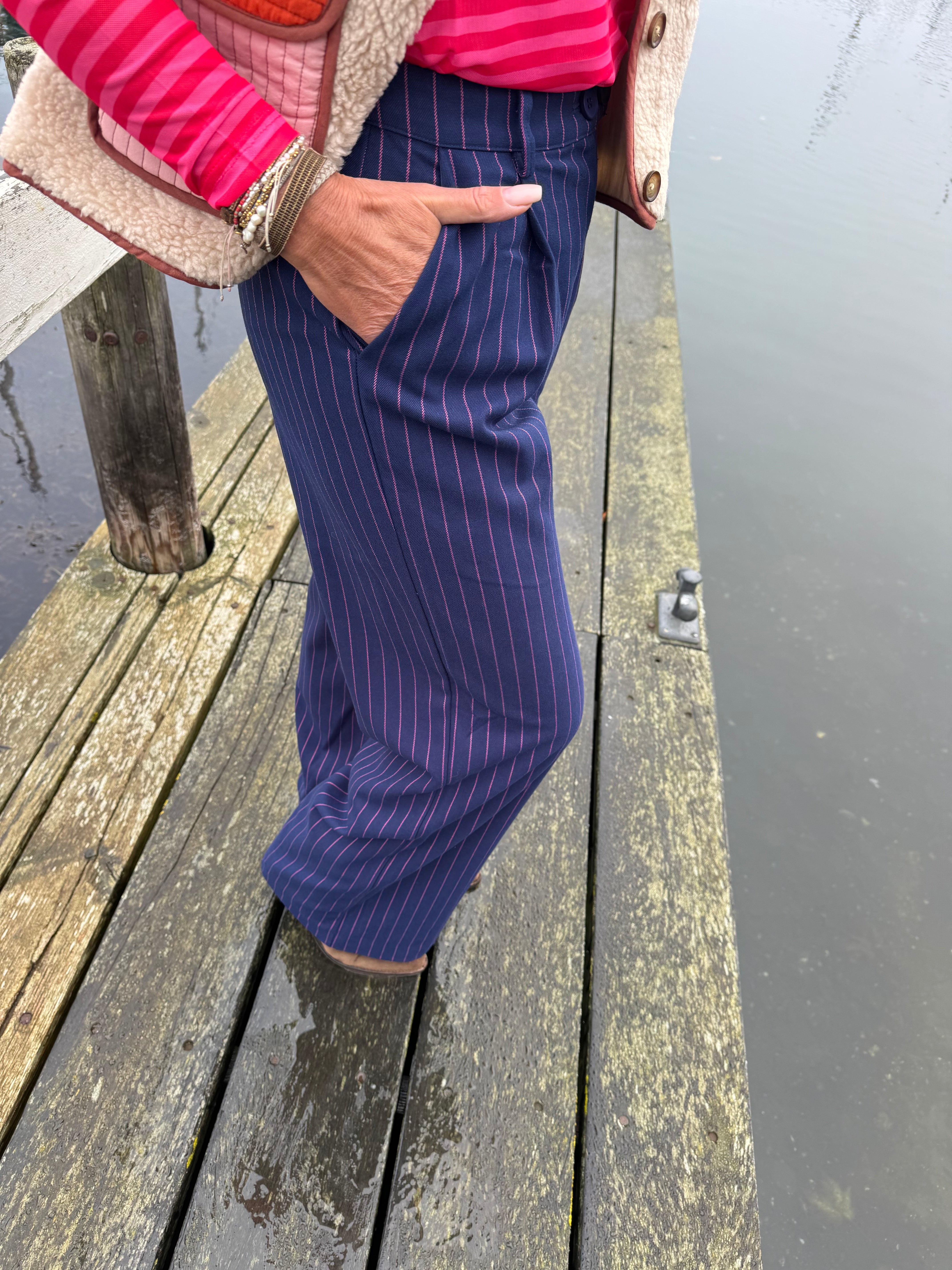 Lollys Laundry Bukser - TylerLL Bukser I Dark Navy