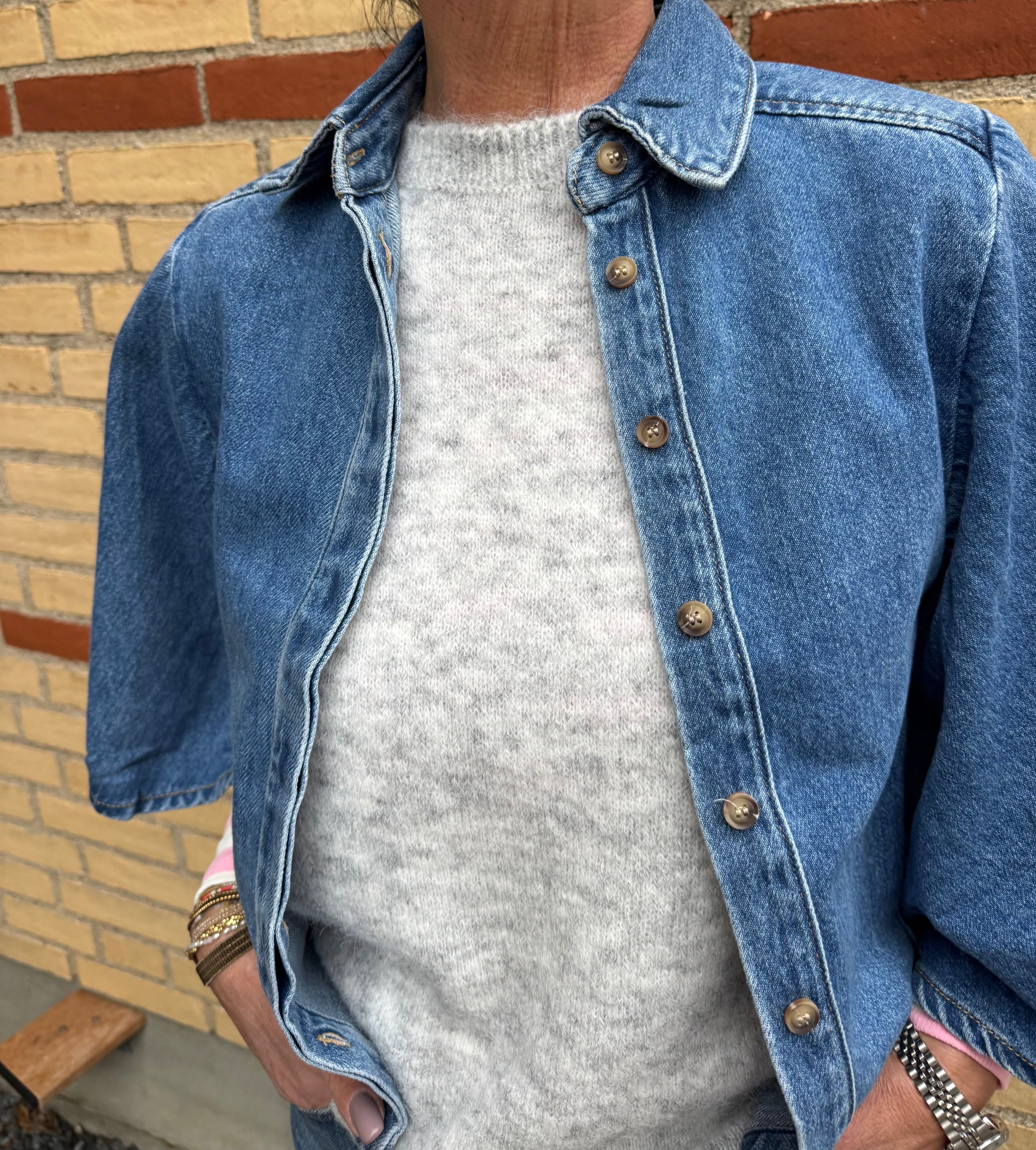Marta Jakke - MDC237 MdcMarika Denim Jakke i Blue Denim